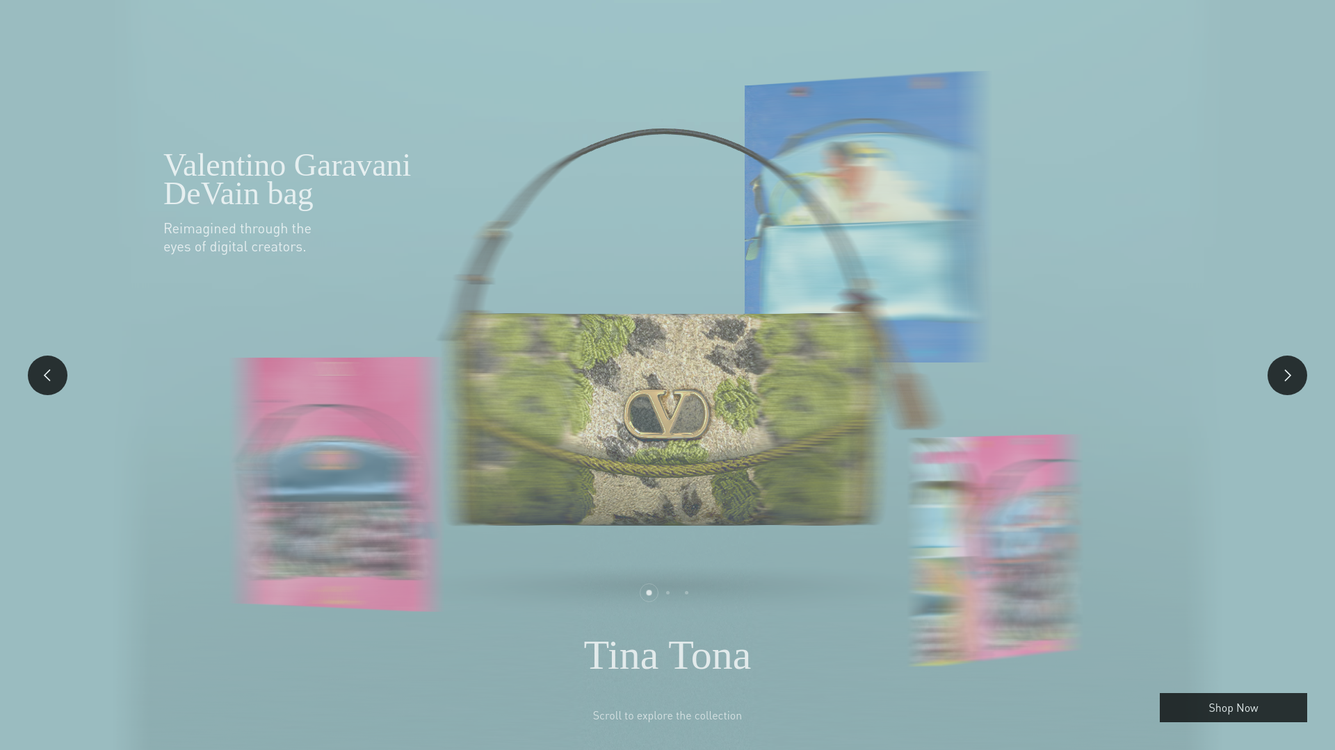 website screenshot of https://devain-collection-experience.com/