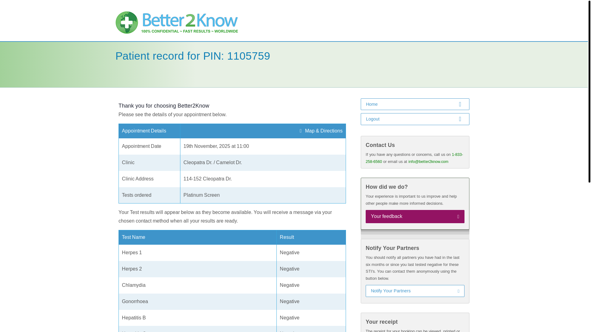 website screenshot of https://better2know.app/