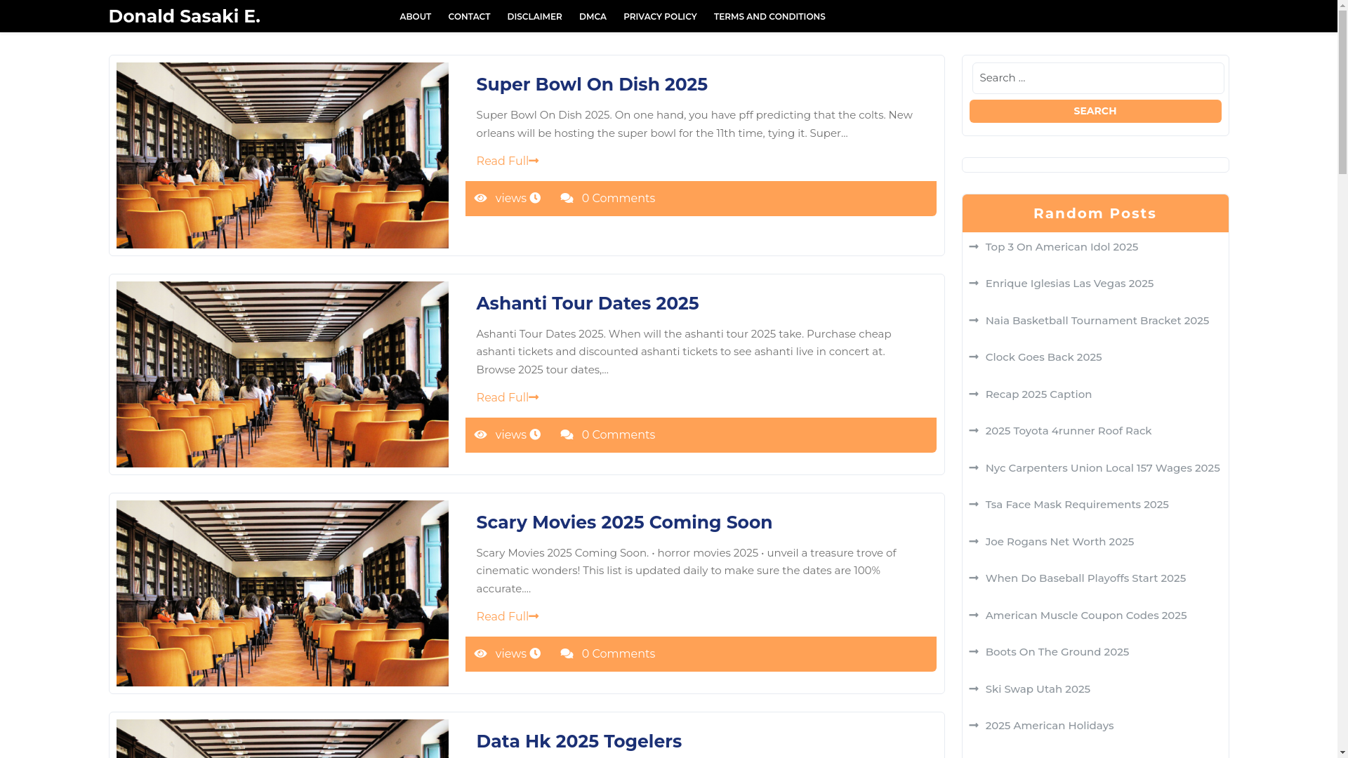 website screenshot of https://donaldsasakie.pages.dev/