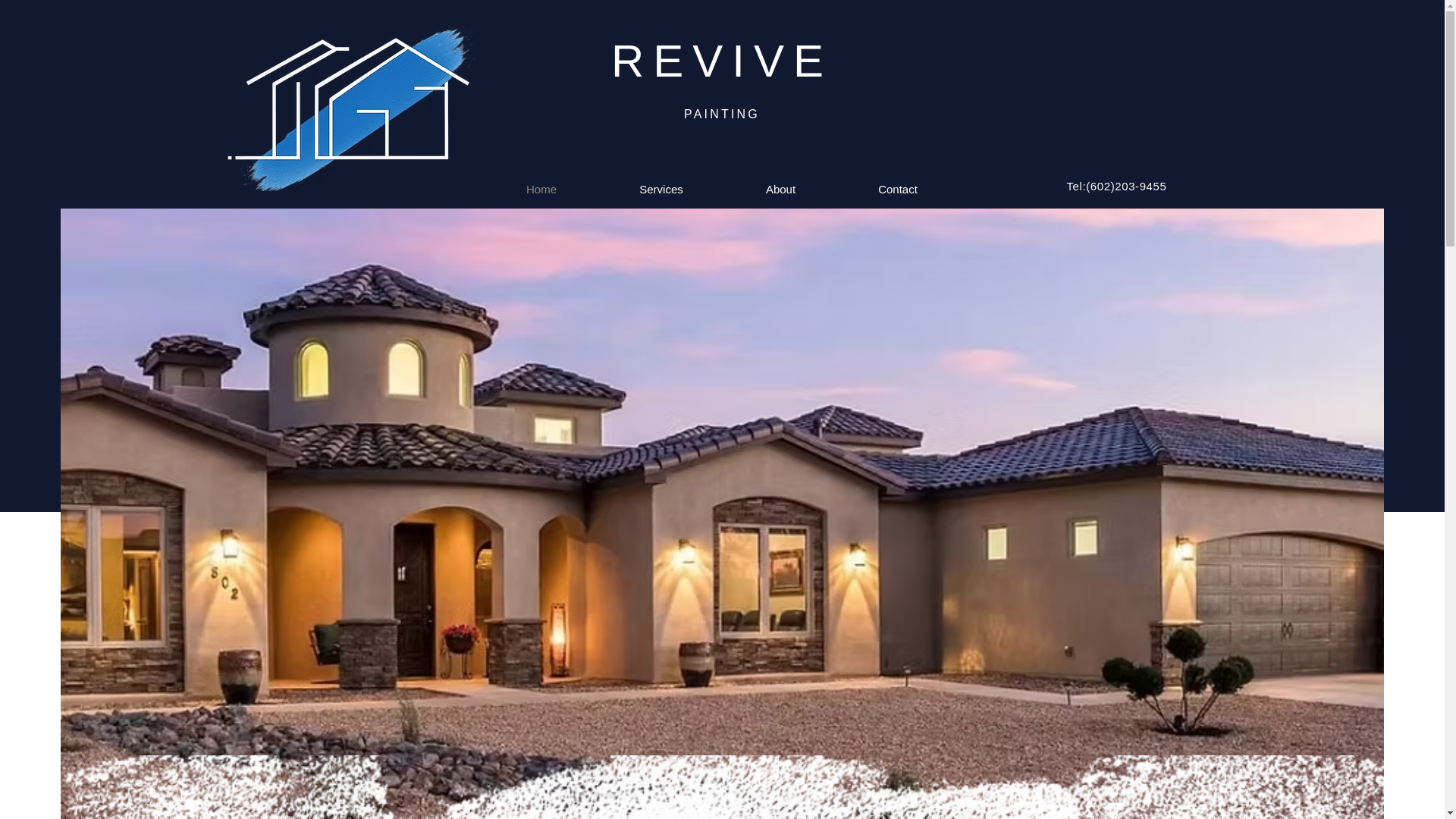 website screenshot of https://revivepaintingpros.com/