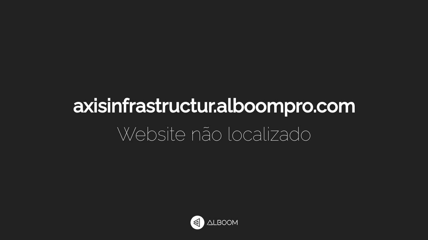 website screenshot of https://axisinfrastructur.alboompro.com/axis-infrastructure-llc
