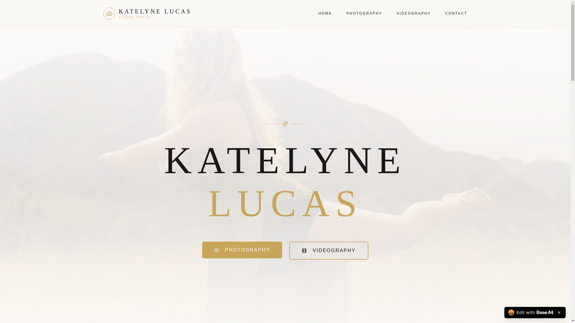 website screenshot of https://katelynelucas.com/