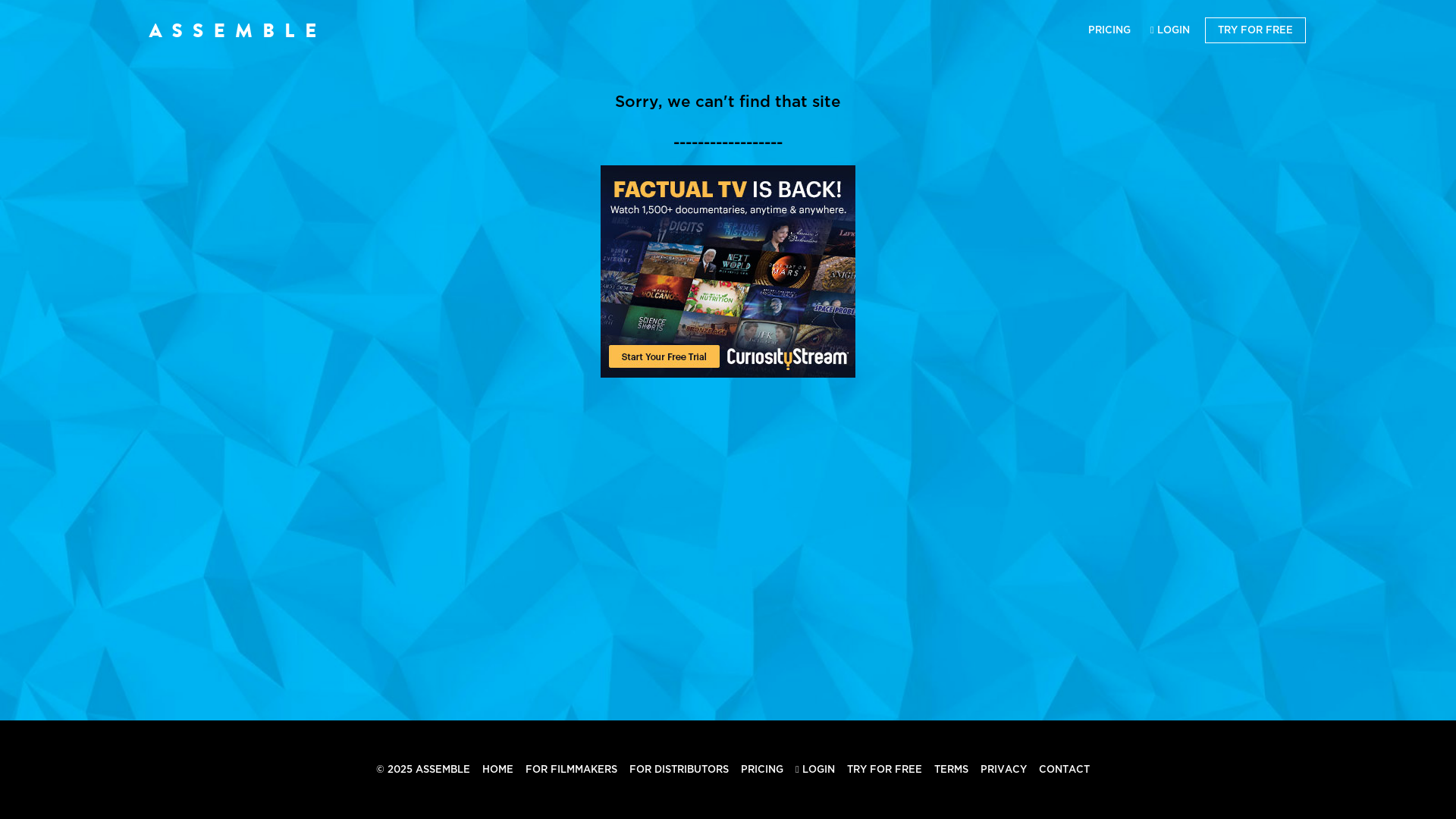 website screenshot of https://wildcat.movie/