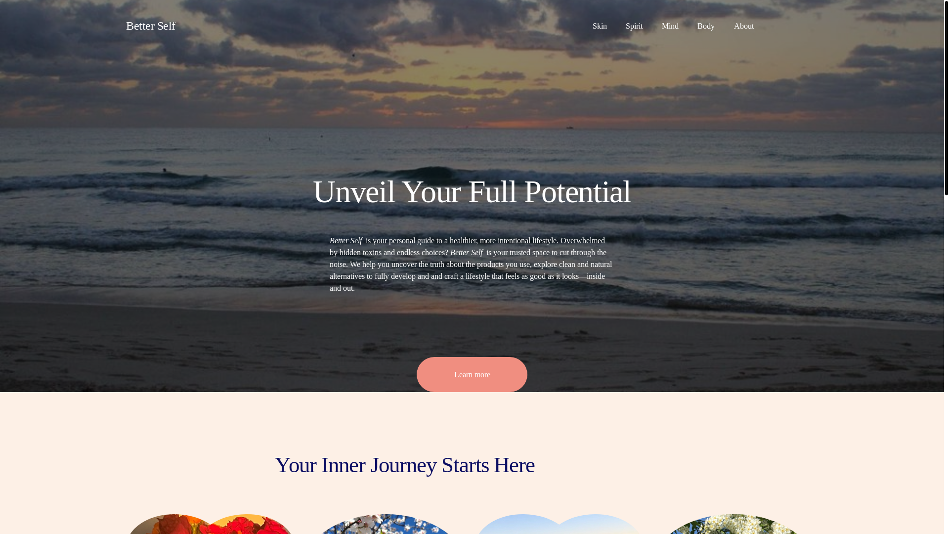website screenshot of https://betterselfwork.com/