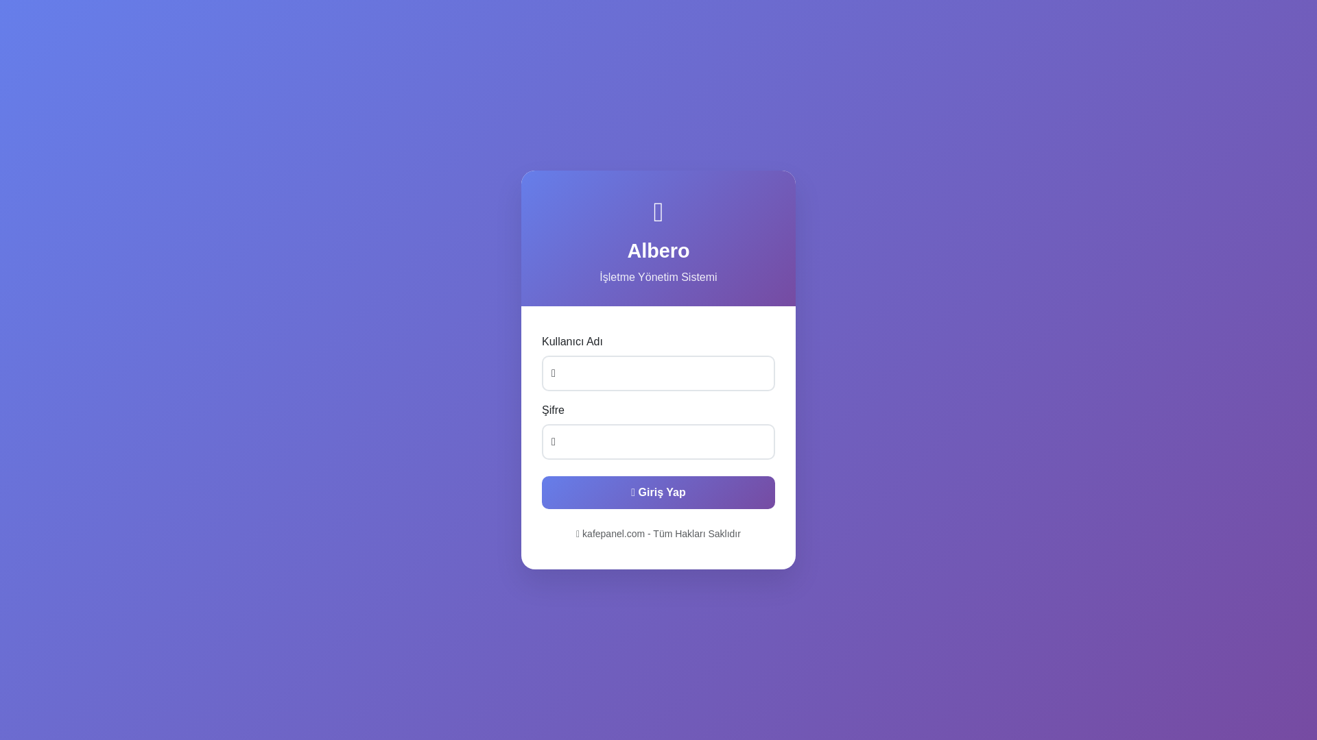 website screenshot of https://kafepanel.com/