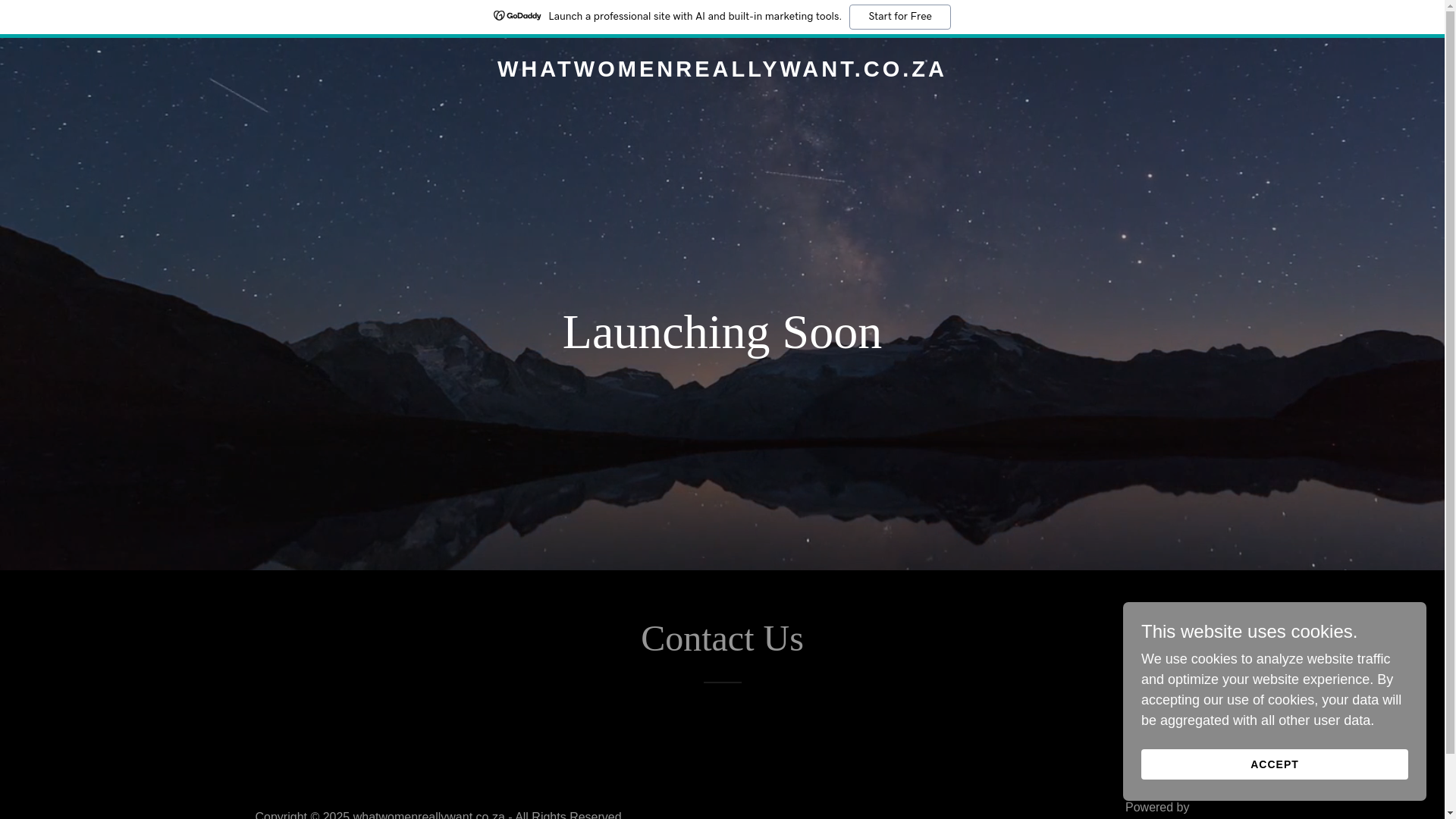 website screenshot of https://whatwomenreallywant.co.za/