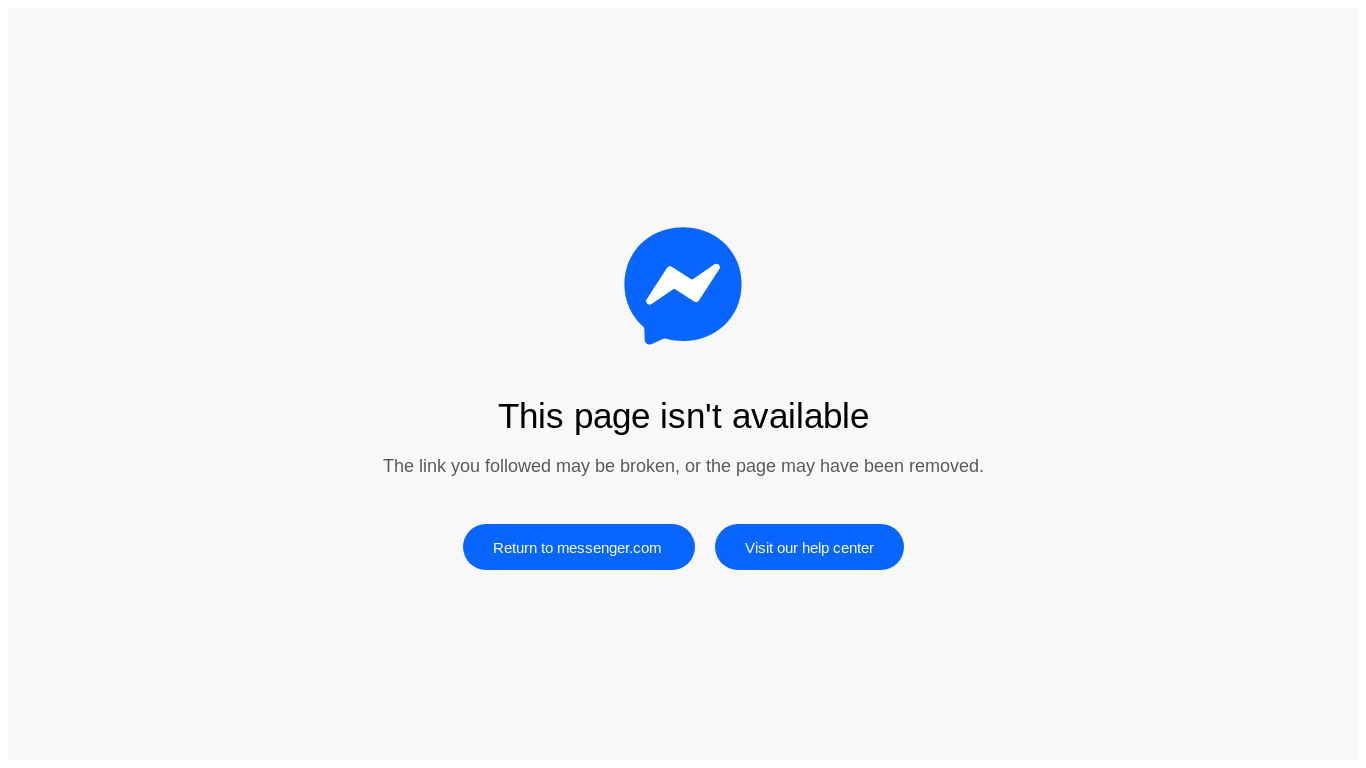 website screenshot of https://www.messenger.com/648a2a1a-6f95-4172-8c69-1366a7f8a744