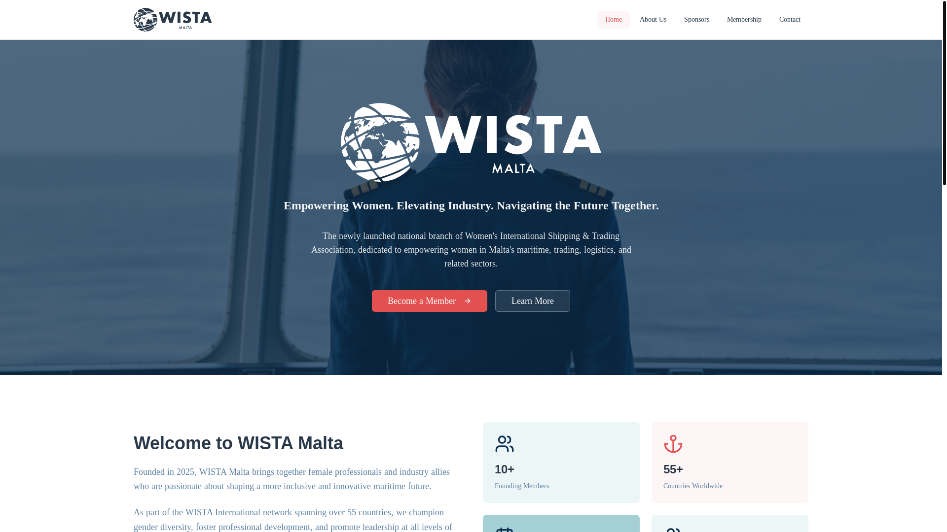 website screenshot of https://wistamalta-website.pages.dev/