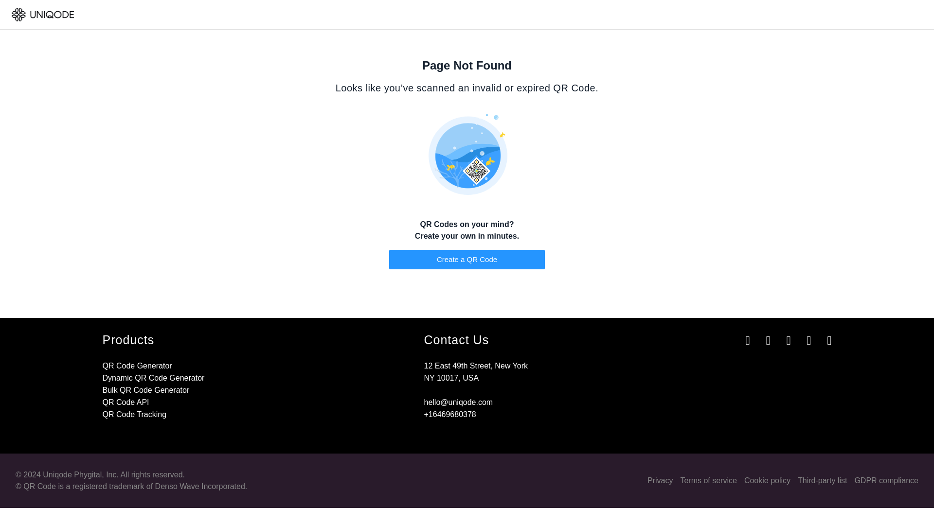 website screenshot of https://uniqo.de/lviiWP