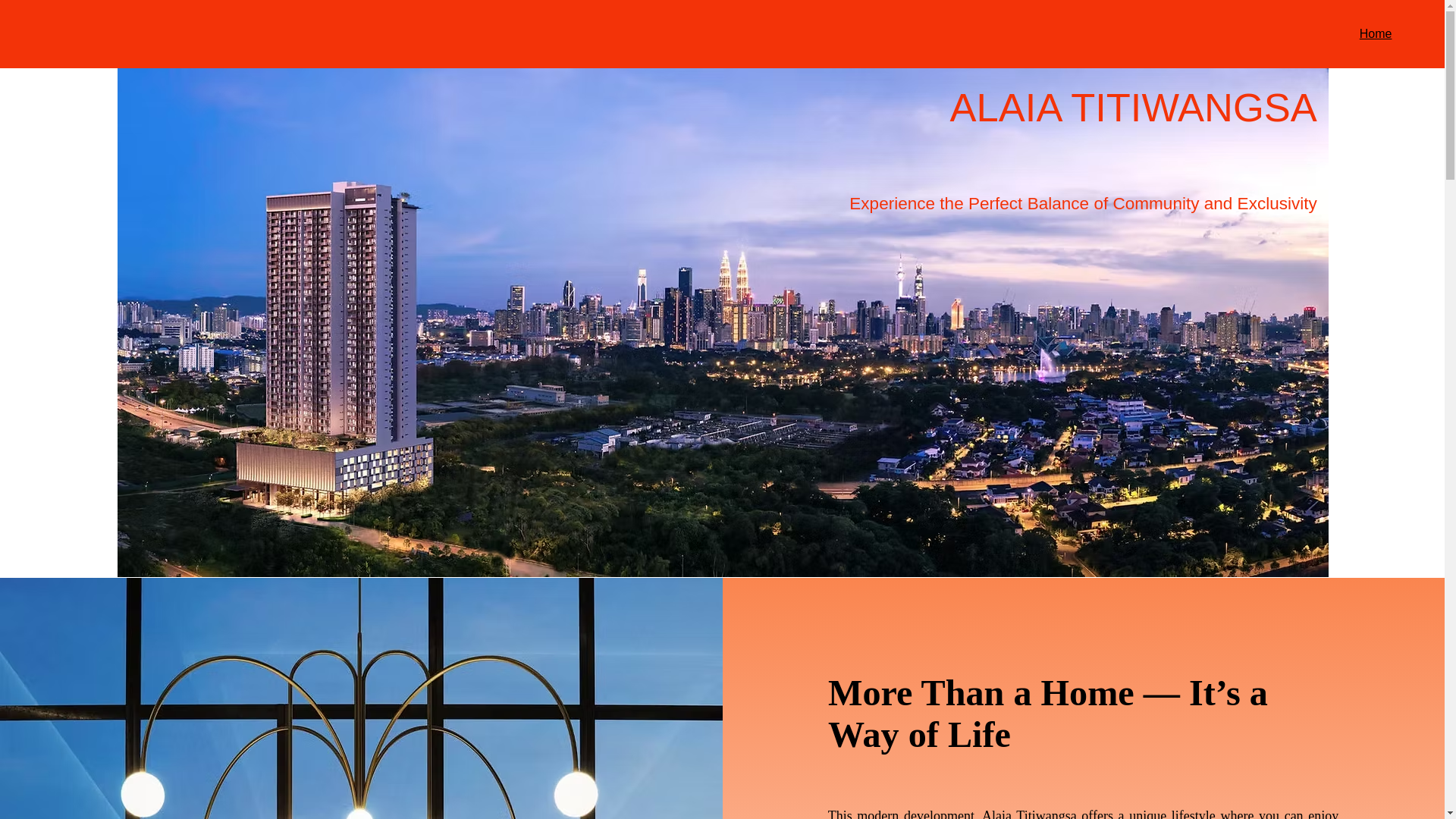 website screenshot of https://alaiaresidencetitiwangsa.com/