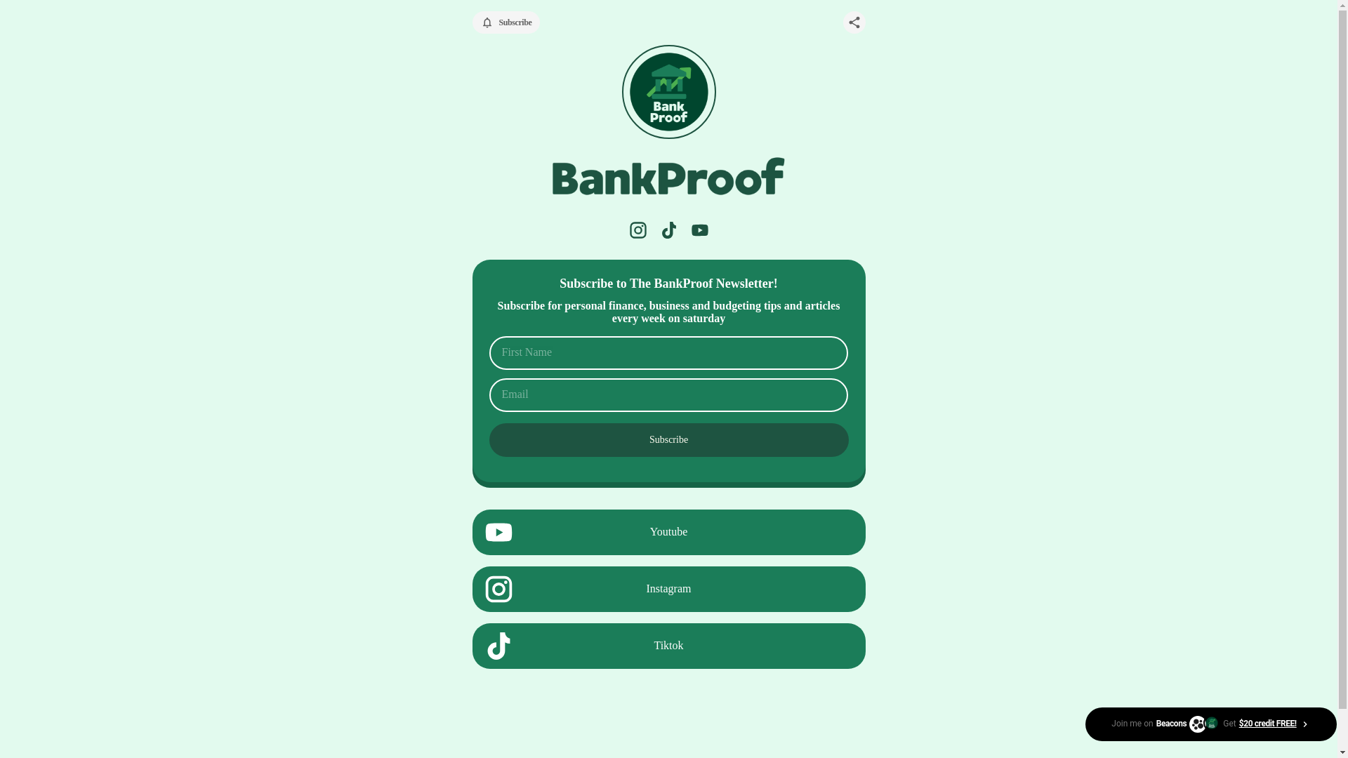 website screenshot of https://bankproof.store/