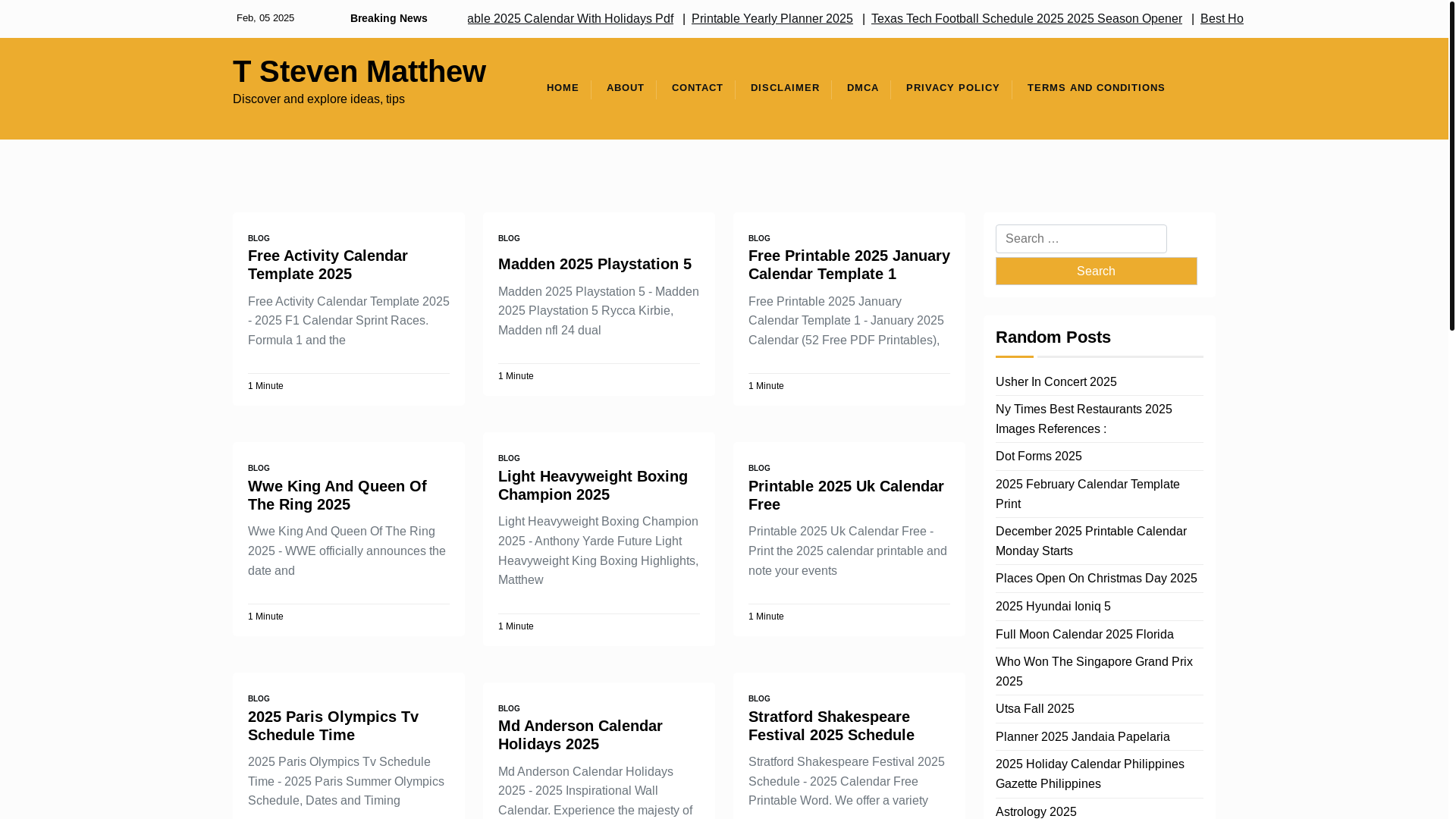 website screenshot of https://tstevenmatthew.pages.dev/