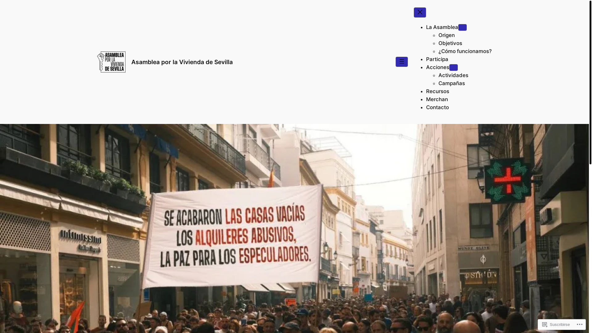 website screenshot of https://viviendasevilla.org/