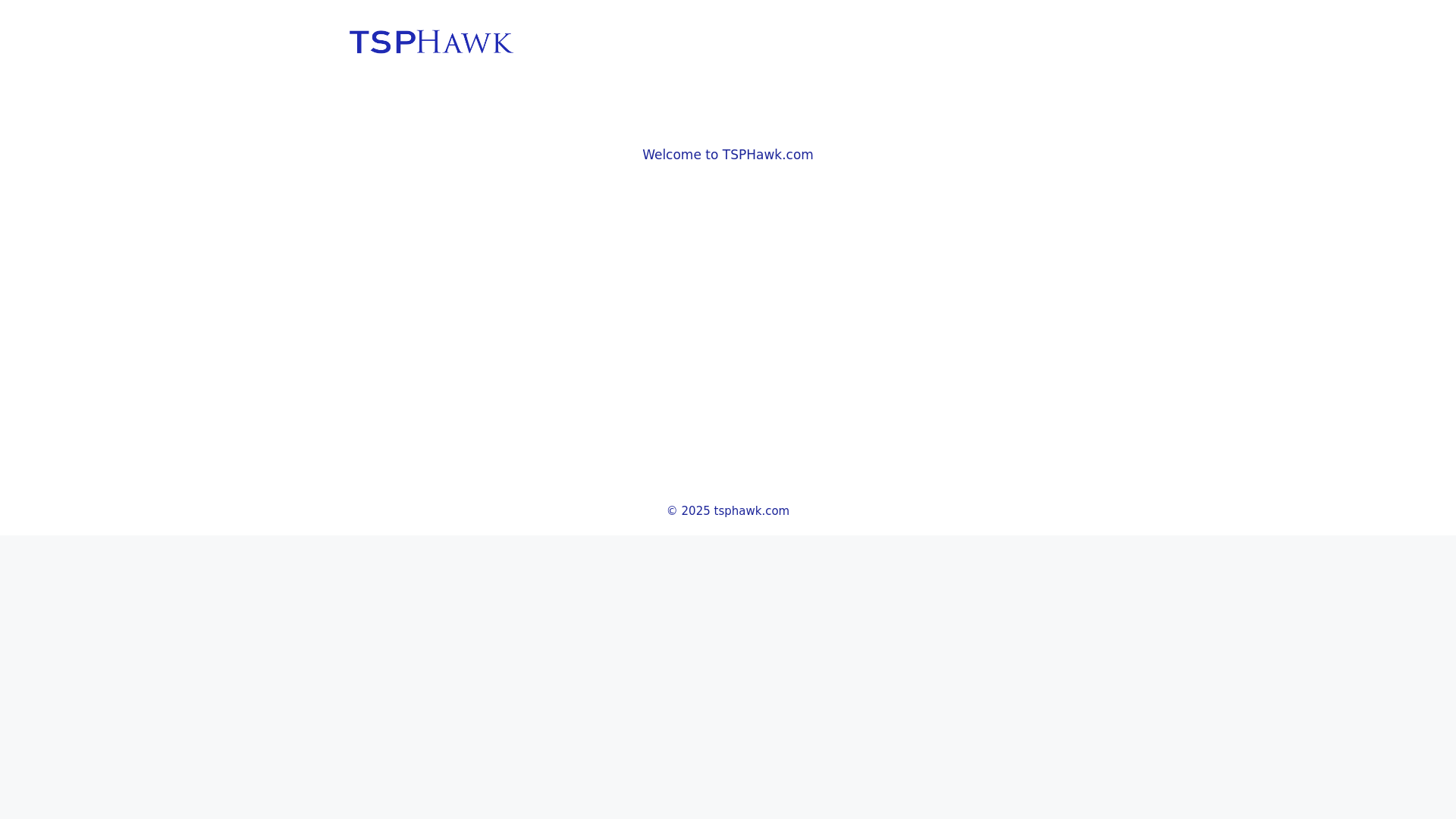 website screenshot of https://tsphawk.com/