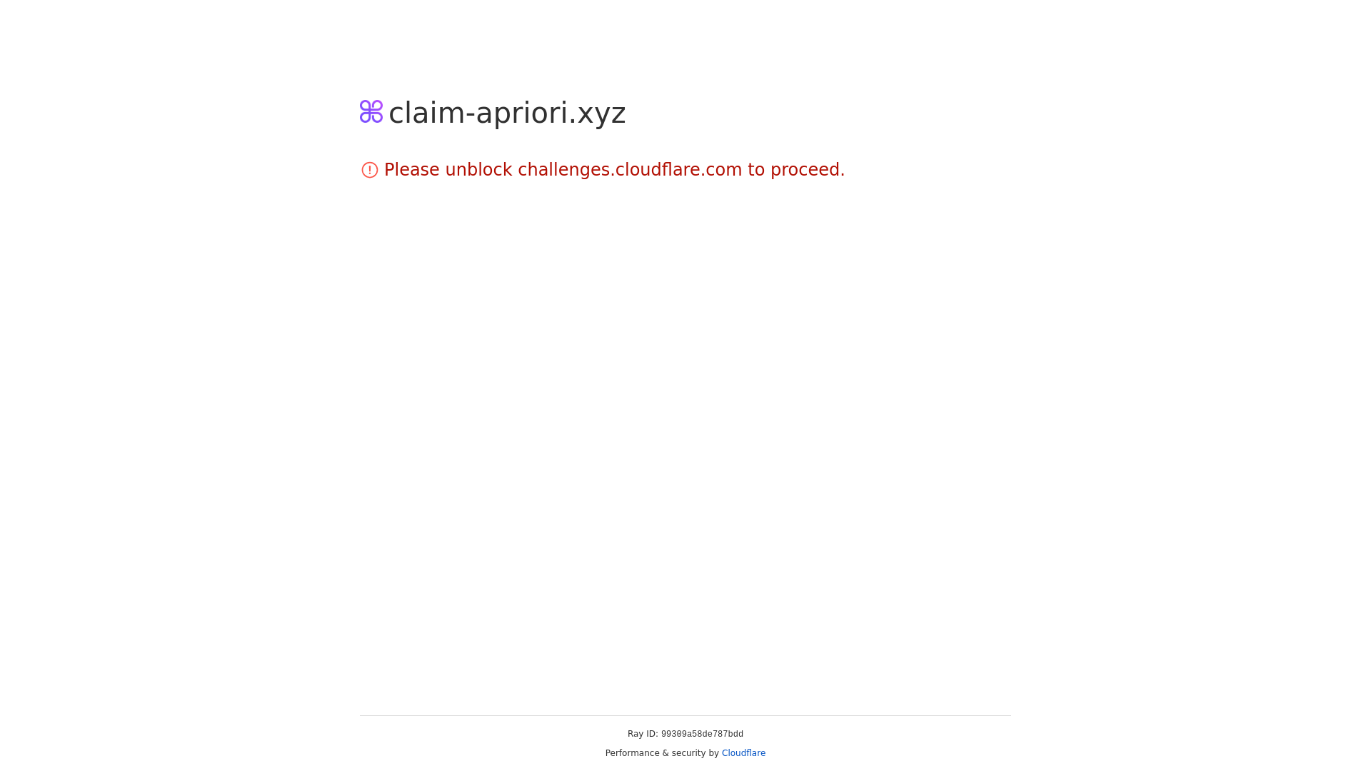 website screenshot of https://claim-apriori.xyz/