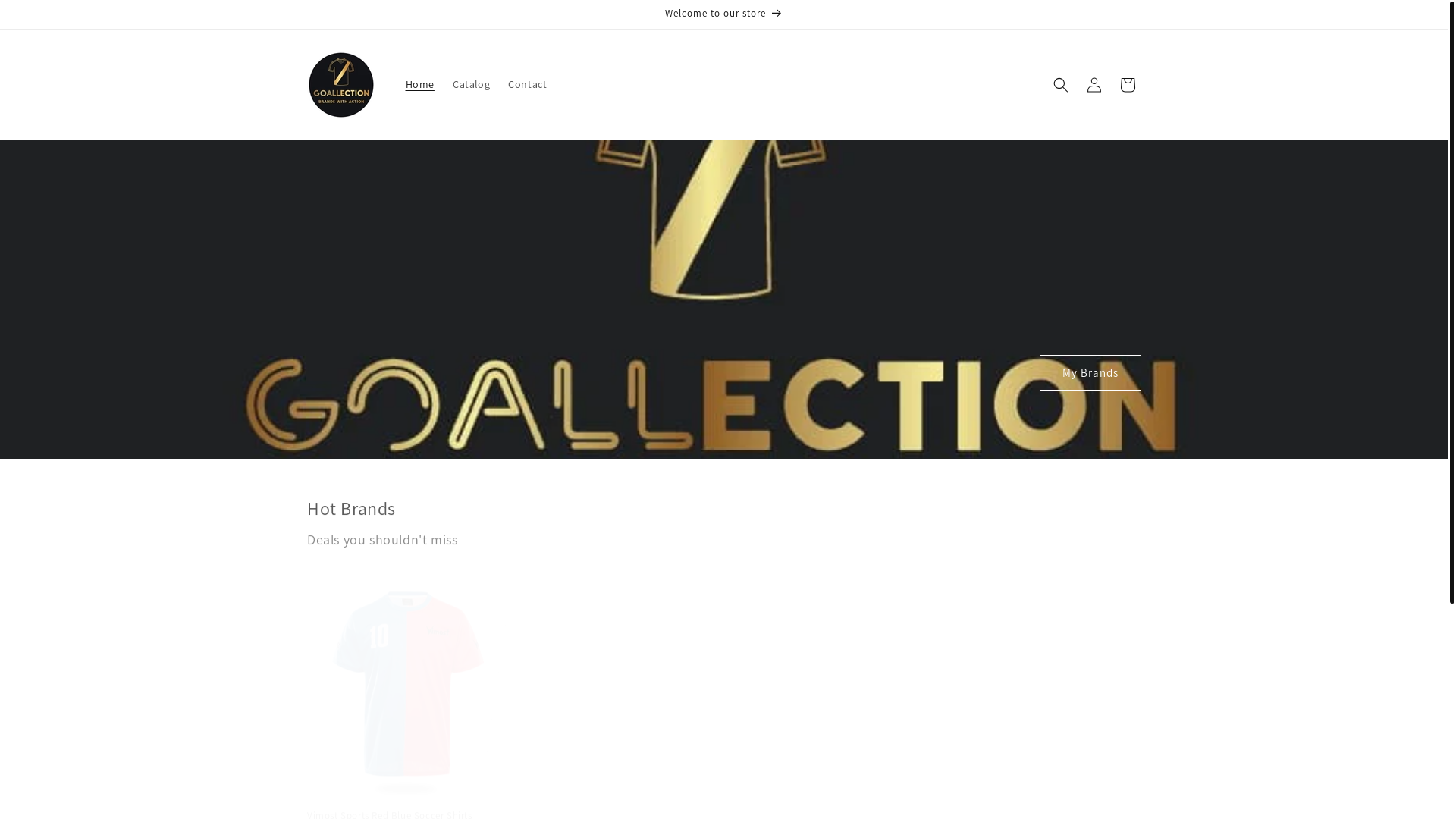 website screenshot of https://goallection.net/