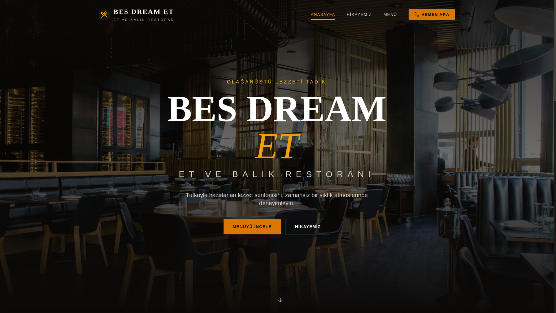 website screenshot of https://besdreamet.com.tr/