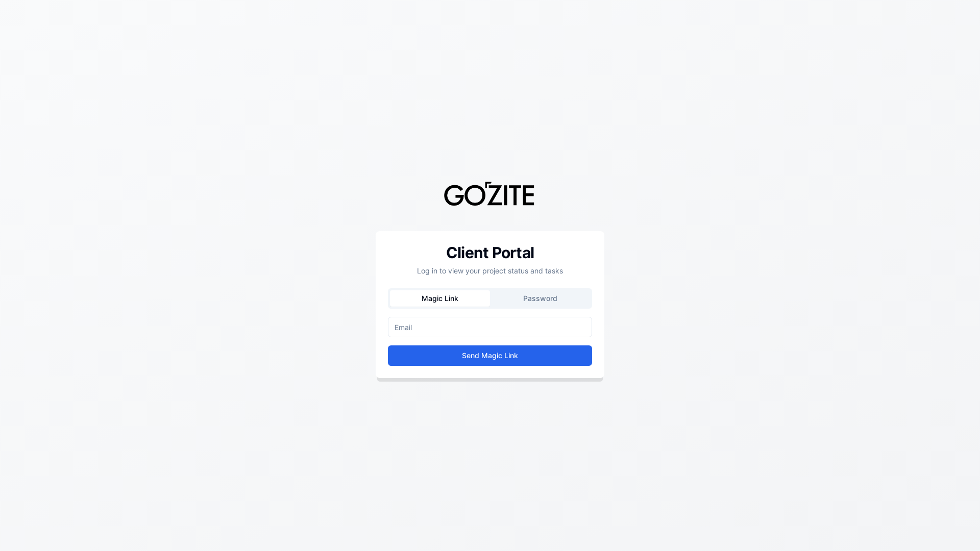 website screenshot of https://gozitehub.com/
