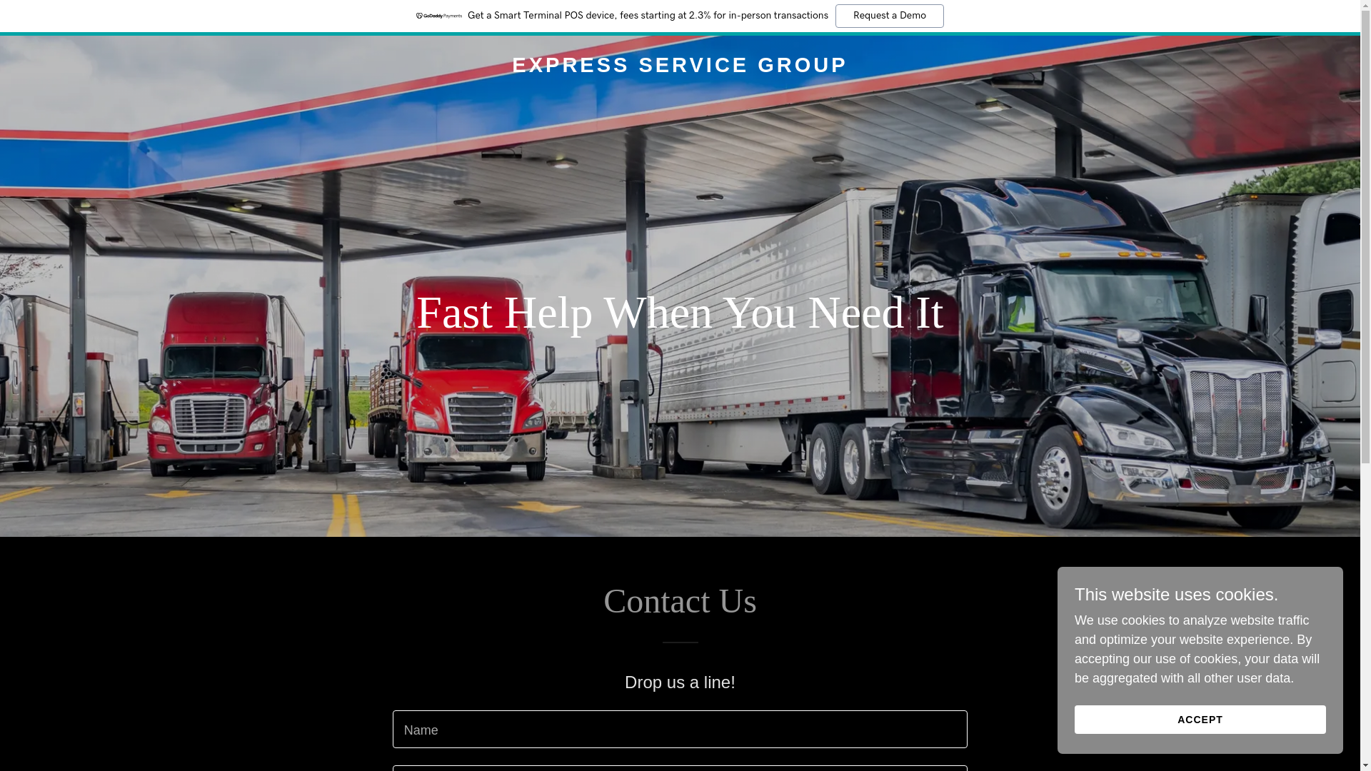 website screenshot of https://expressservice-group.com/