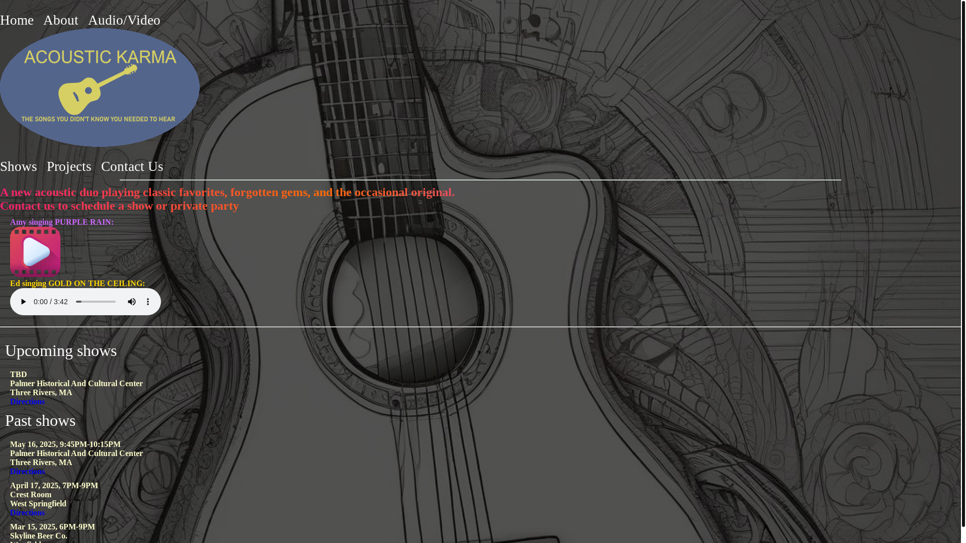 website screenshot of https://acoustickarmabanddotcom.pages.dev/