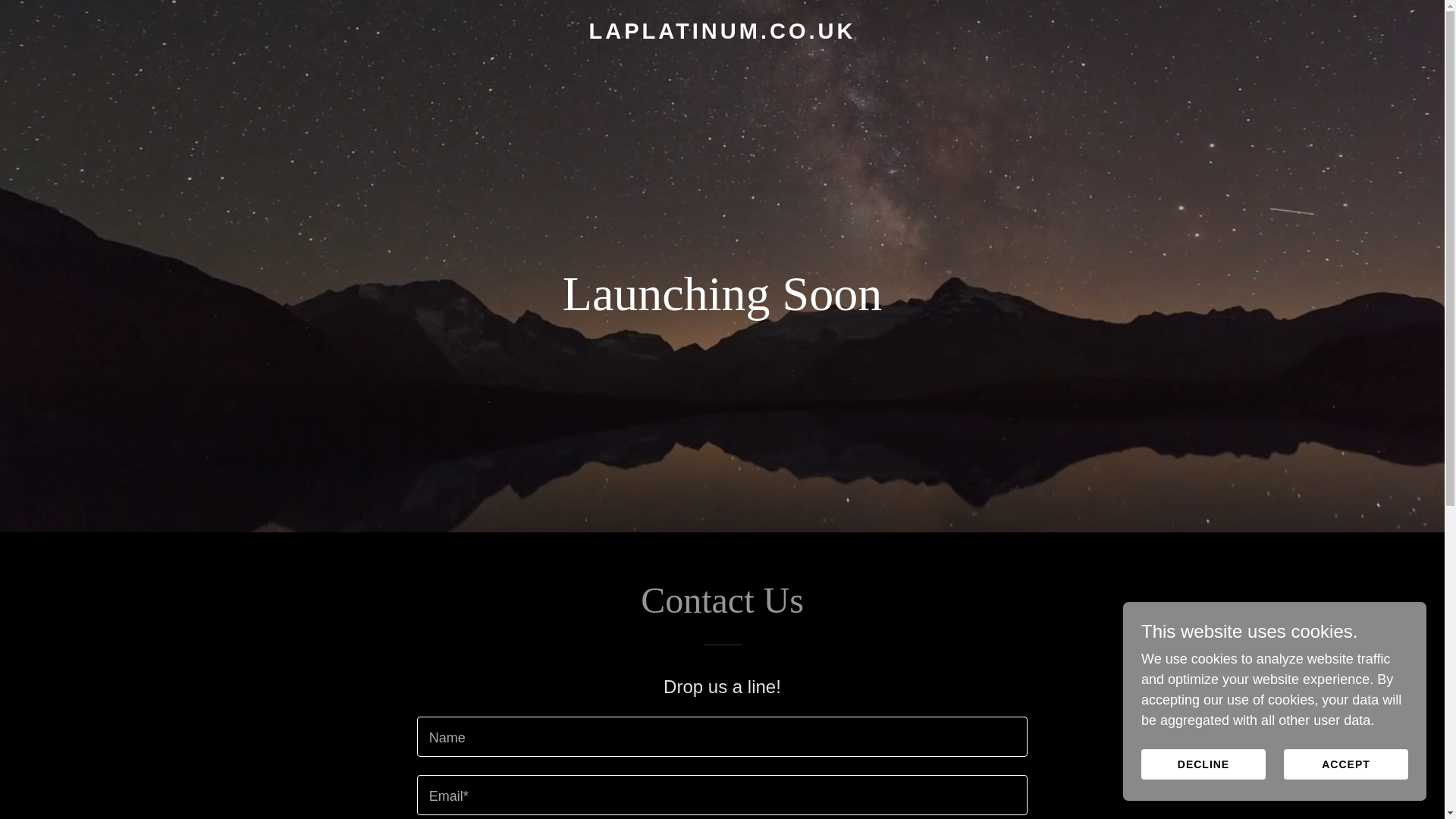 website screenshot of https://laplatinum.co.uk/