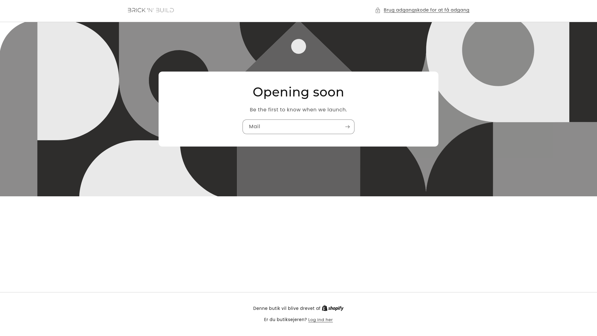 website screenshot of https://bricknbuild.dk/