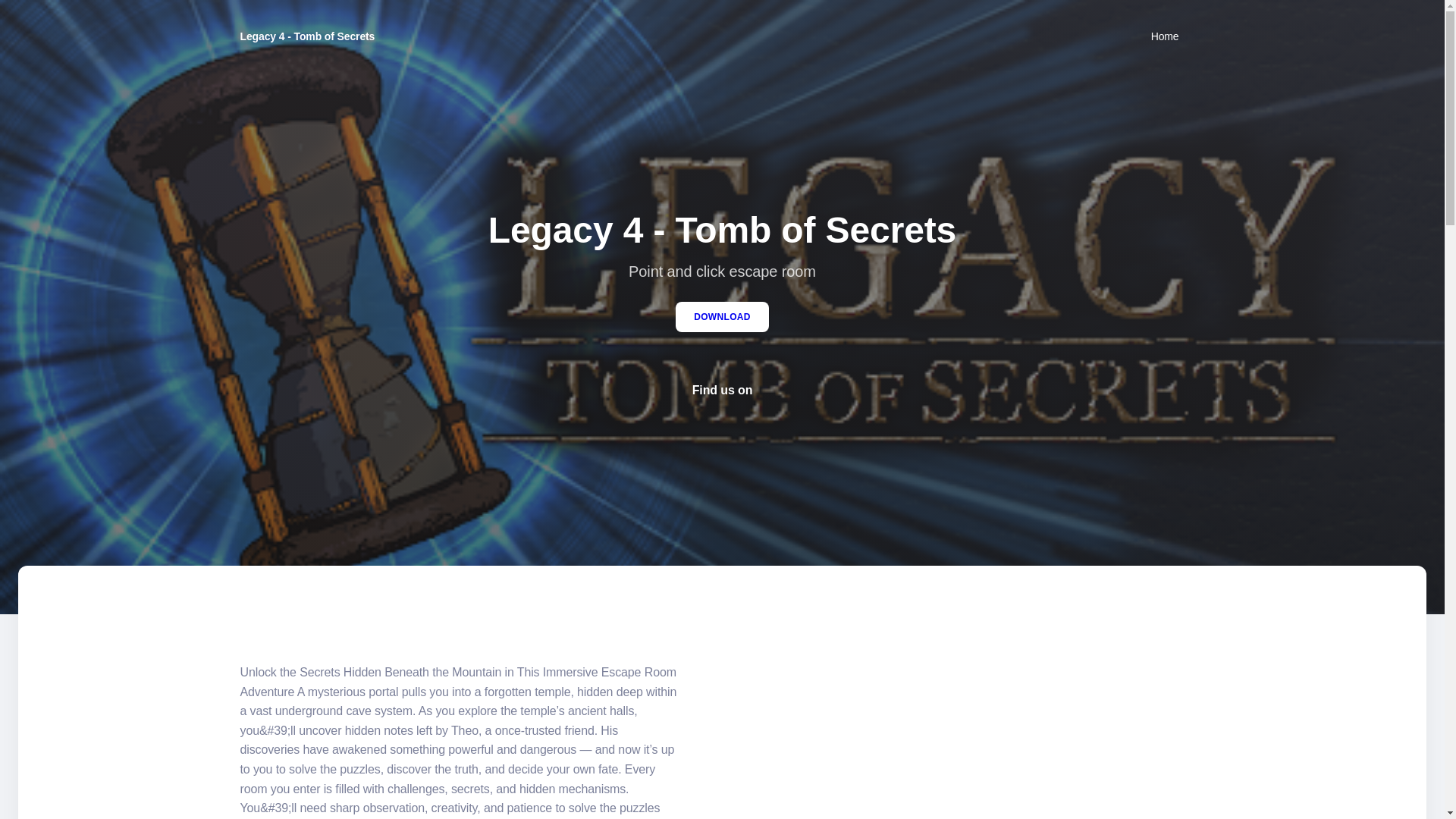 website screenshot of https://legacyofdgame.one/