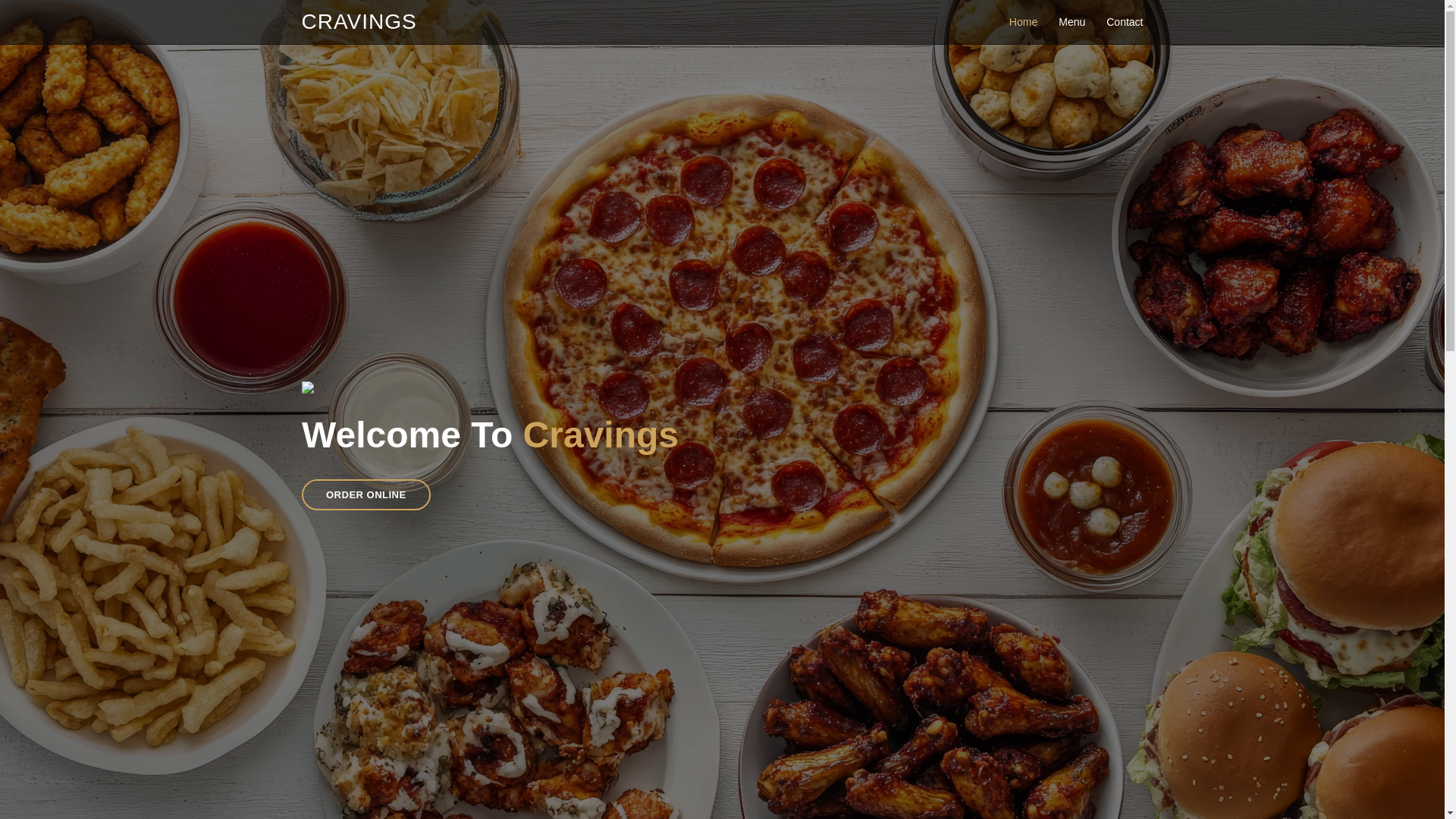 website screenshot of https://cravings-bd7.co.uk/