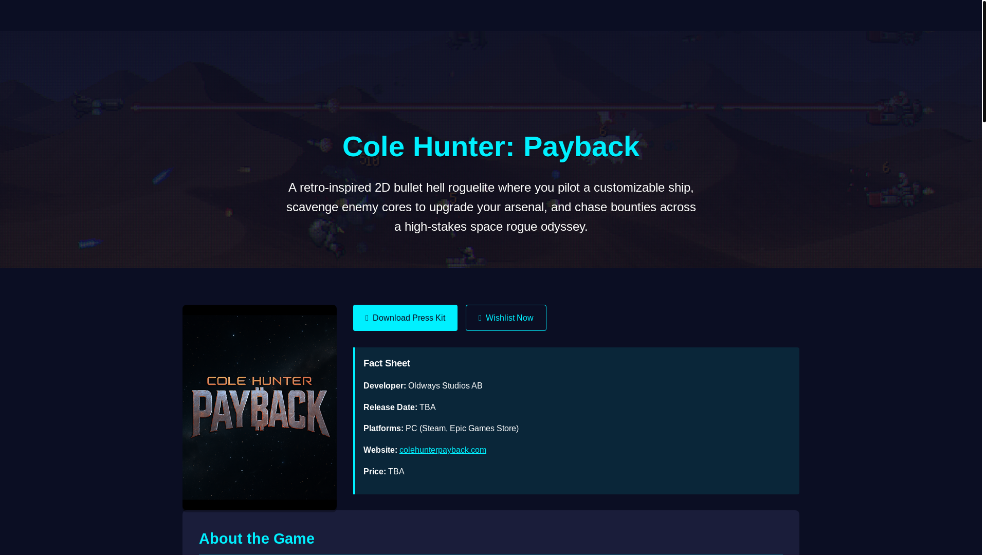 website screenshot of https://colehunterpayback.pages.dev/
