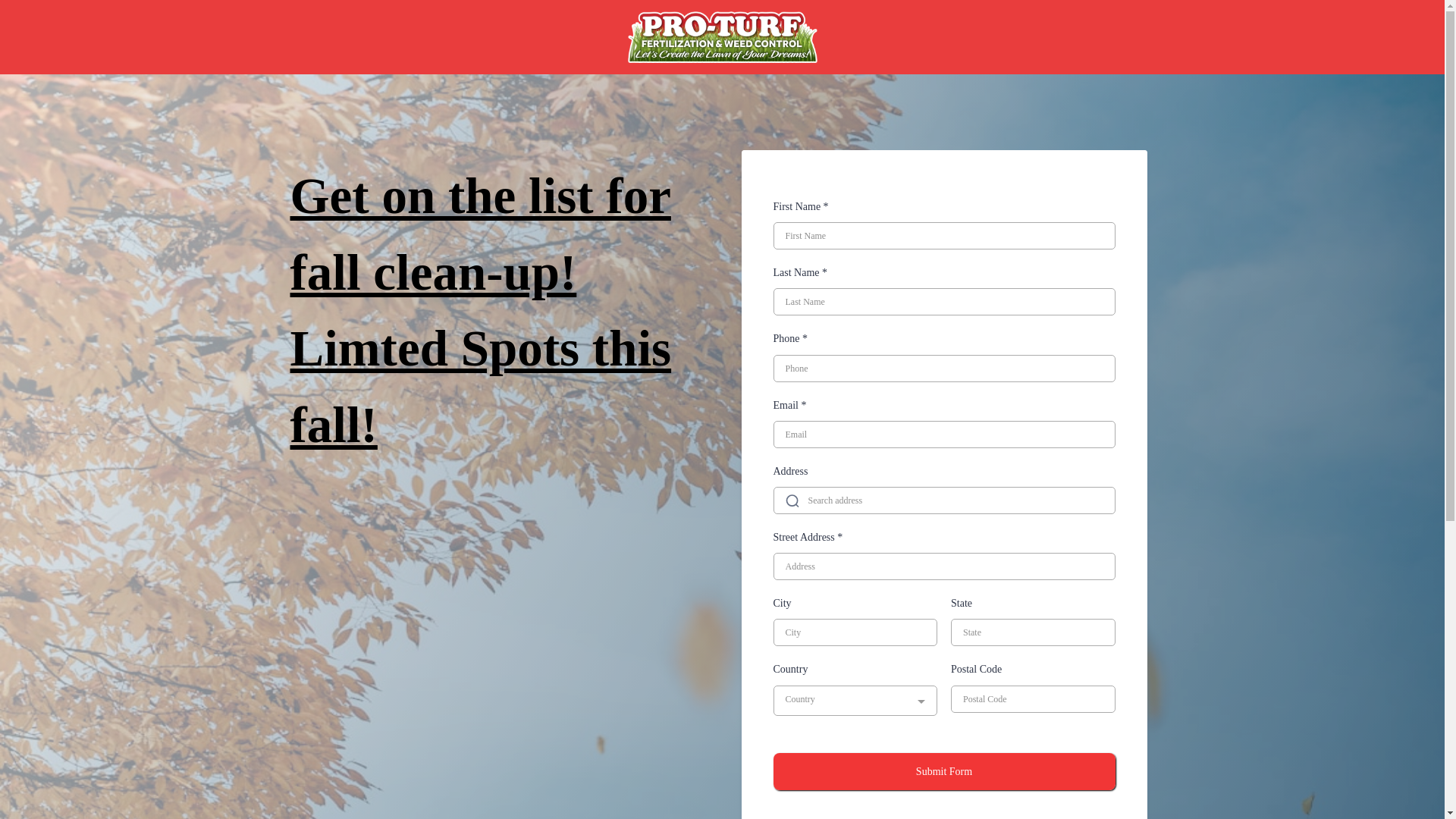 website screenshot of https://proturfusdeals.com/