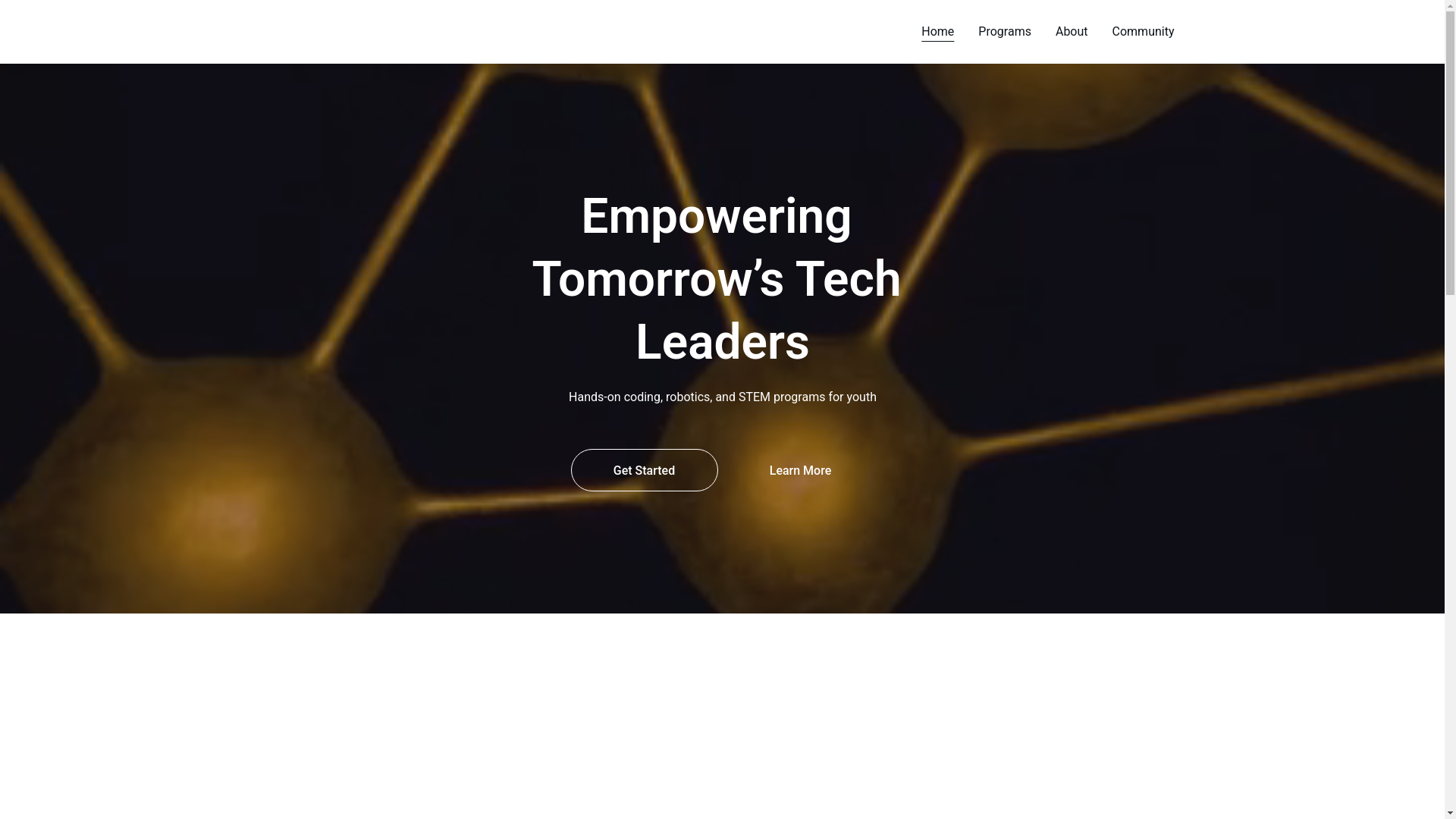 website screenshot of https://hightechlearningcenter.online/
