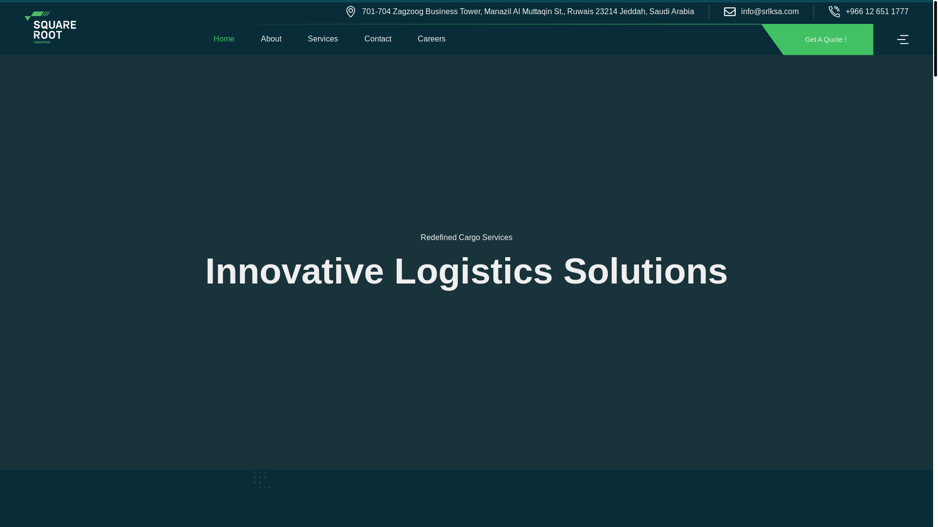 website screenshot of https://www.srlksa.com/