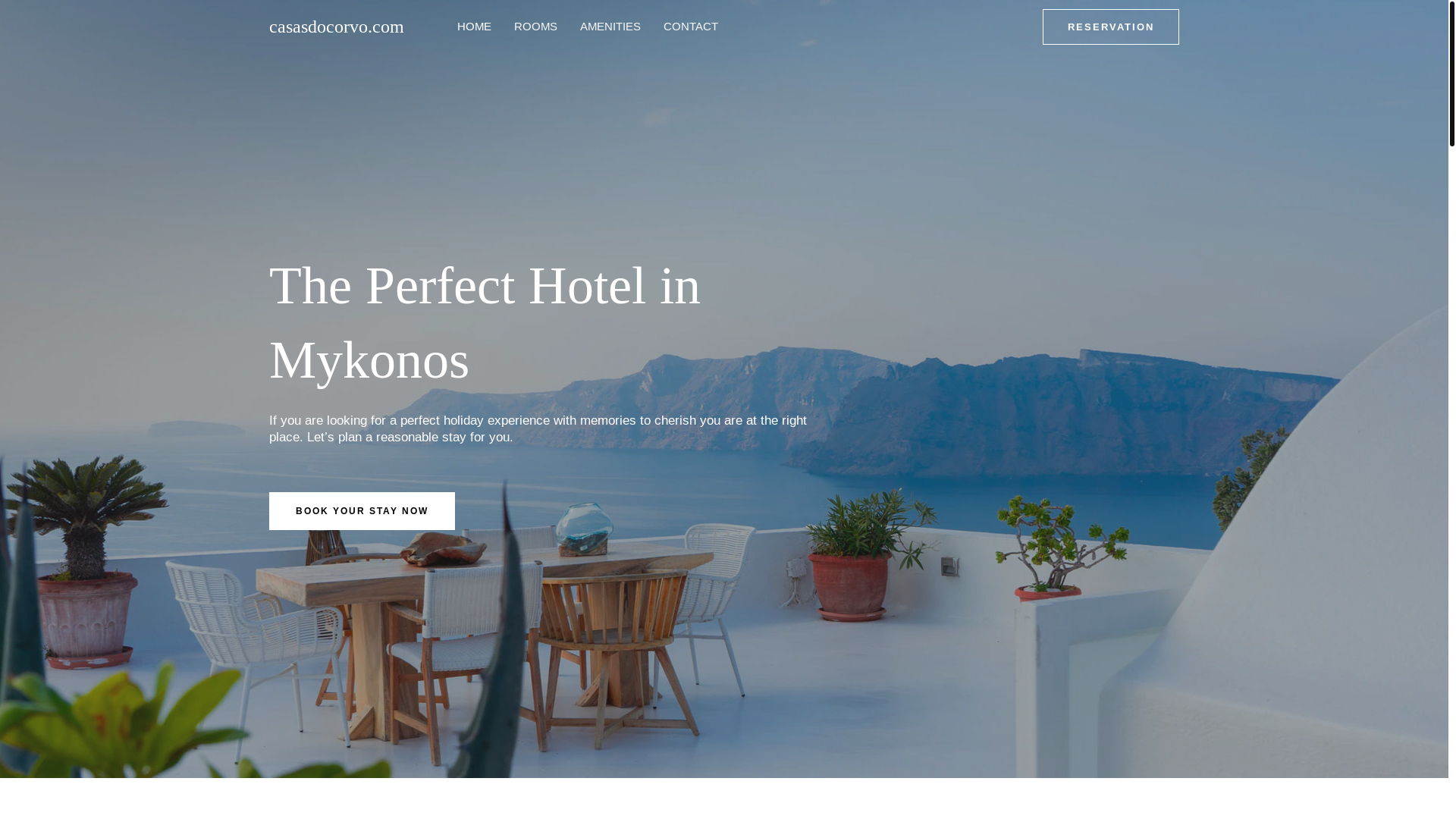 website screenshot of https://casasdocorvo.com/
