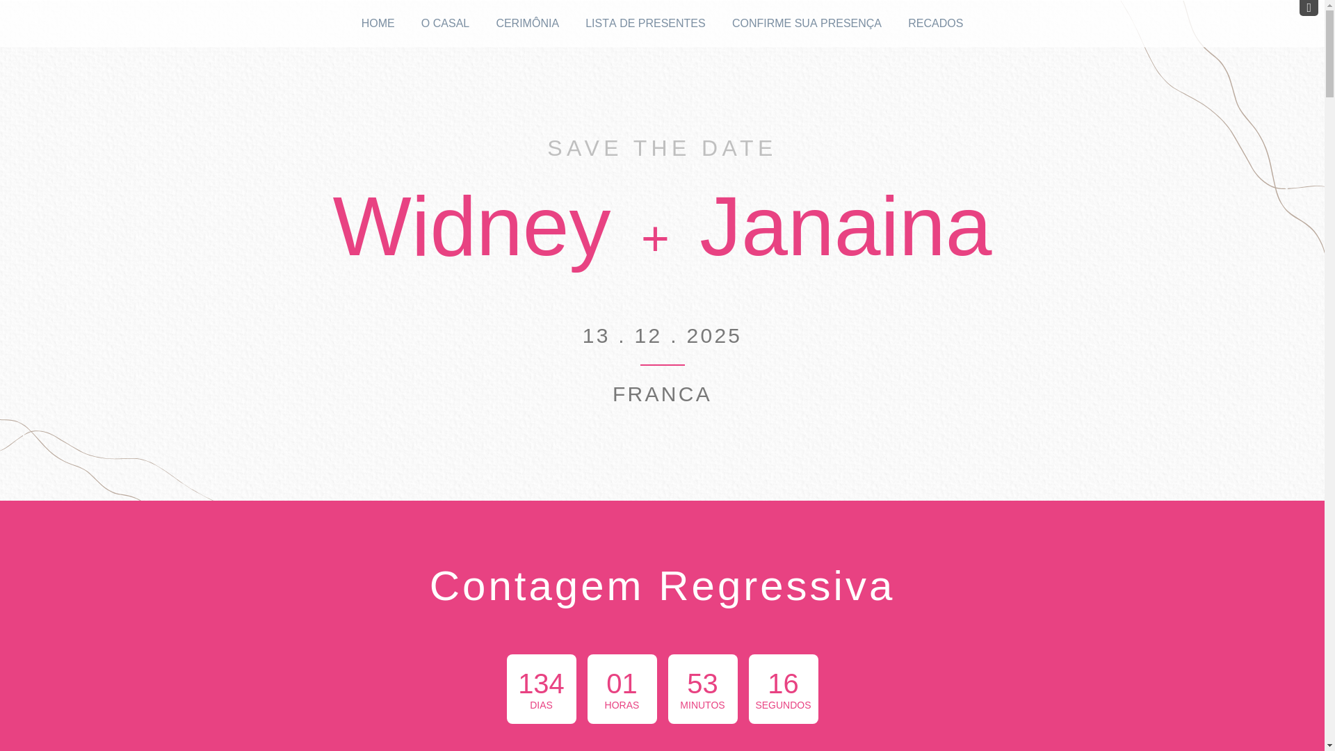 website screenshot of https://widneyejanaina.com.br/