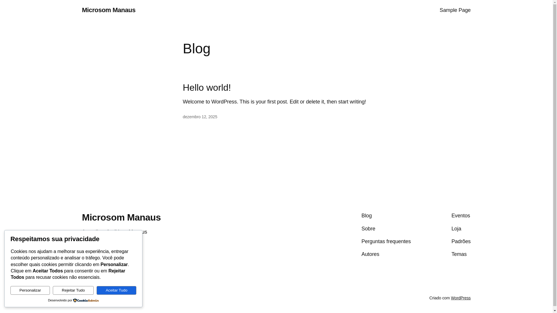 website screenshot of https://cpapmanaus.com.br/