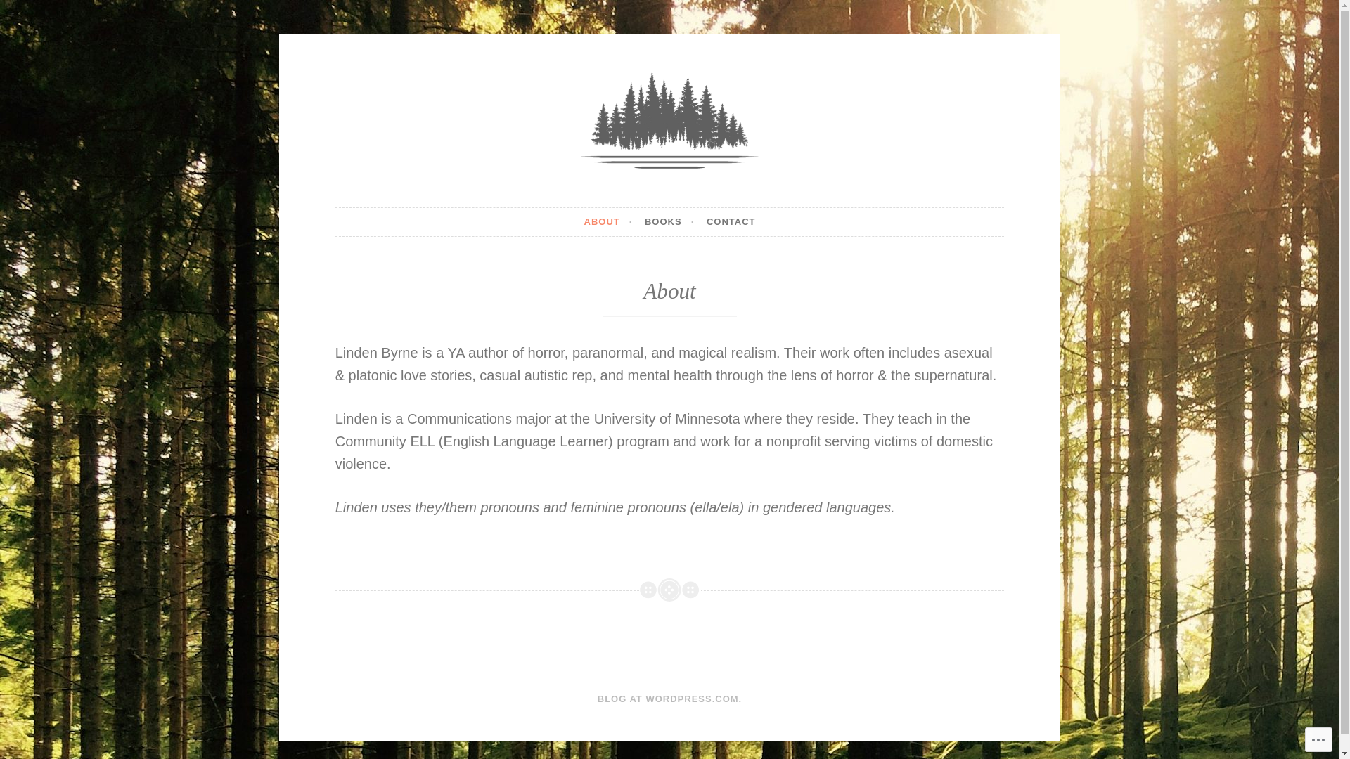 website screenshot of https://lindenbyrne.com/
