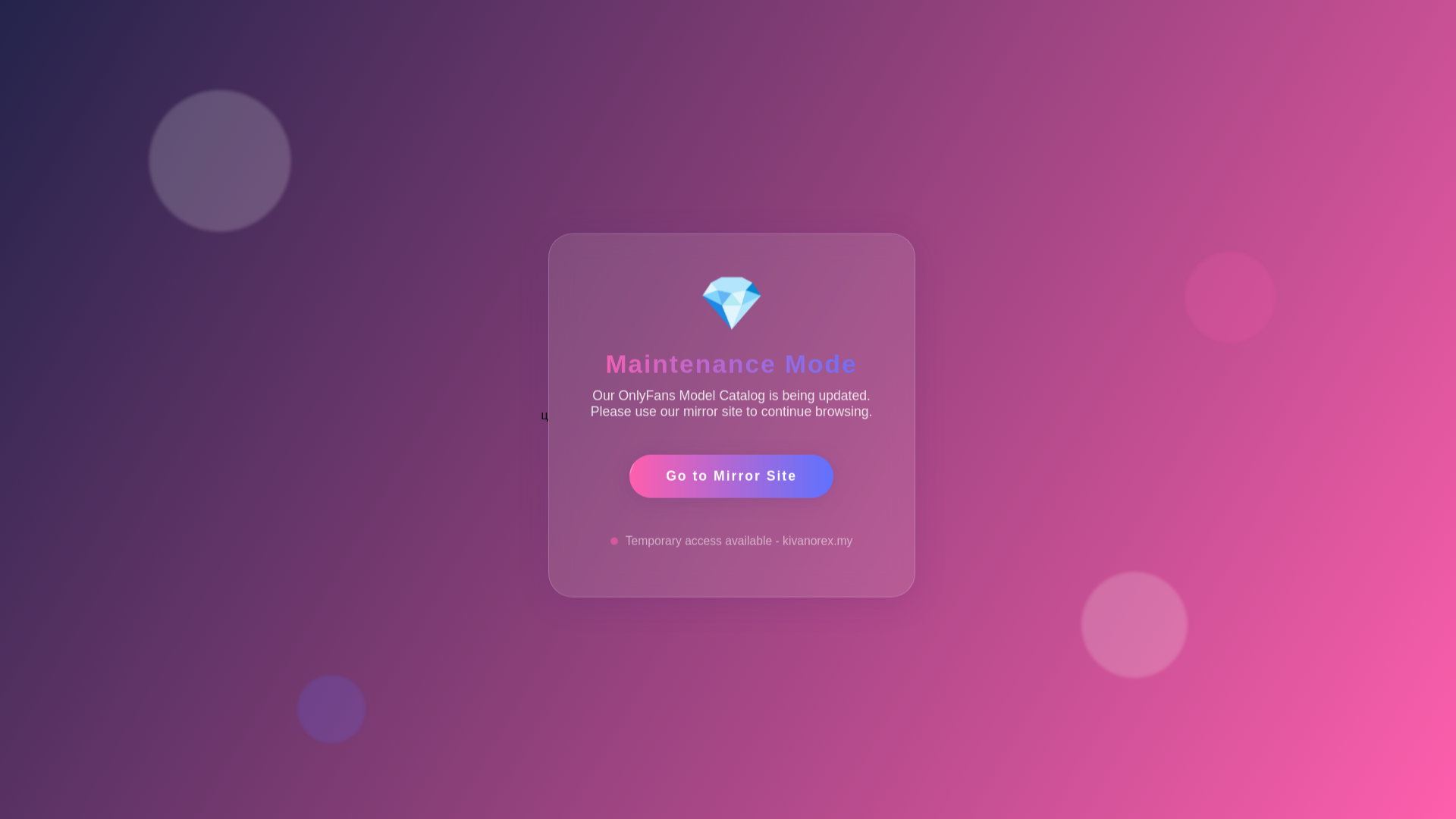 website screenshot of https://kivanorex.my/