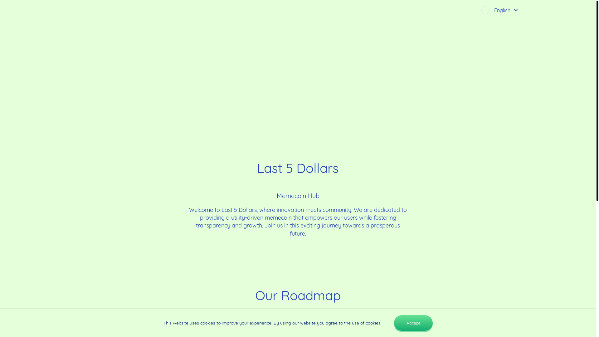 website screenshot of https://last5dollars.com/