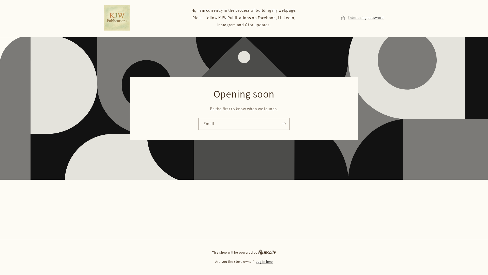 website screenshot of https://kjwpublications.co.uk/
