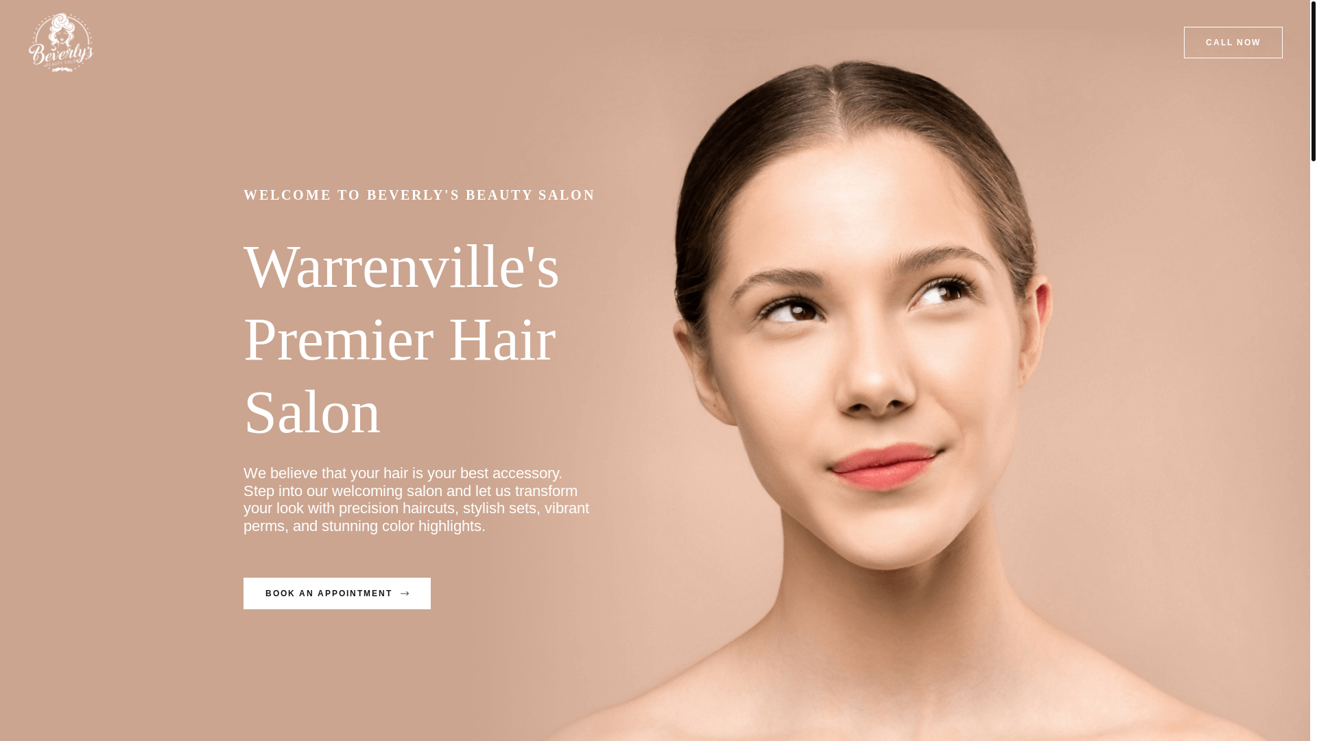 website screenshot of https://warrenvillebeautysalon.pages.dev/