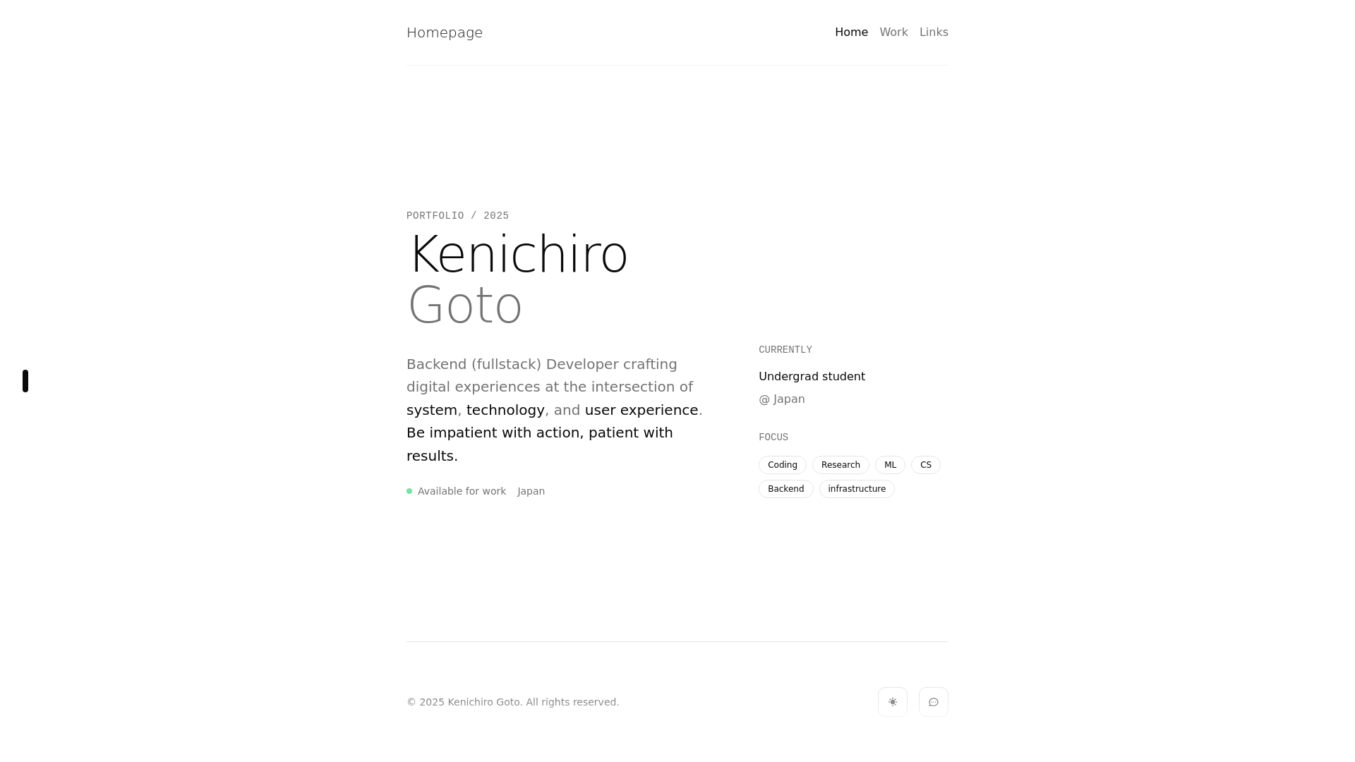 website screenshot of https://frinfo.live/