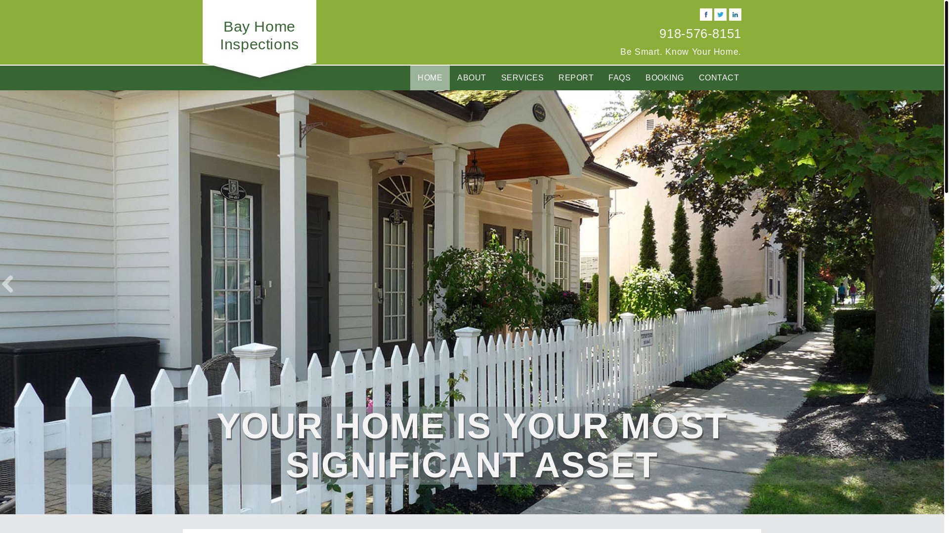 website screenshot of https://mbayhomeinspections.com/