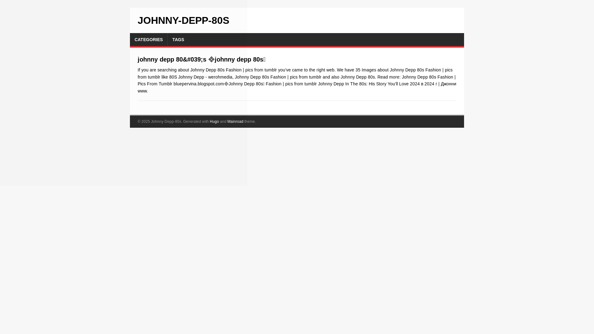 website screenshot of https://johnny-depp-80s20250916.pages.dev/