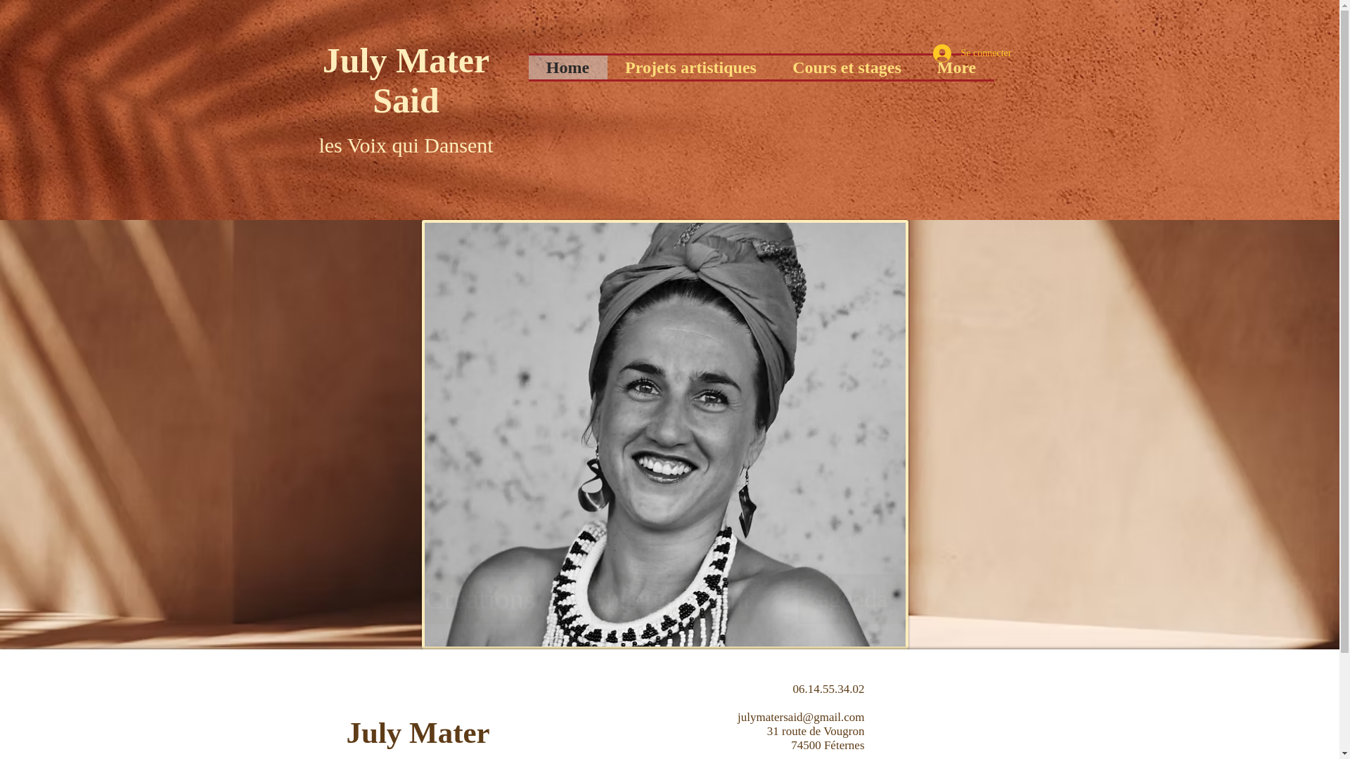 website screenshot of https://julymatersaid.com/