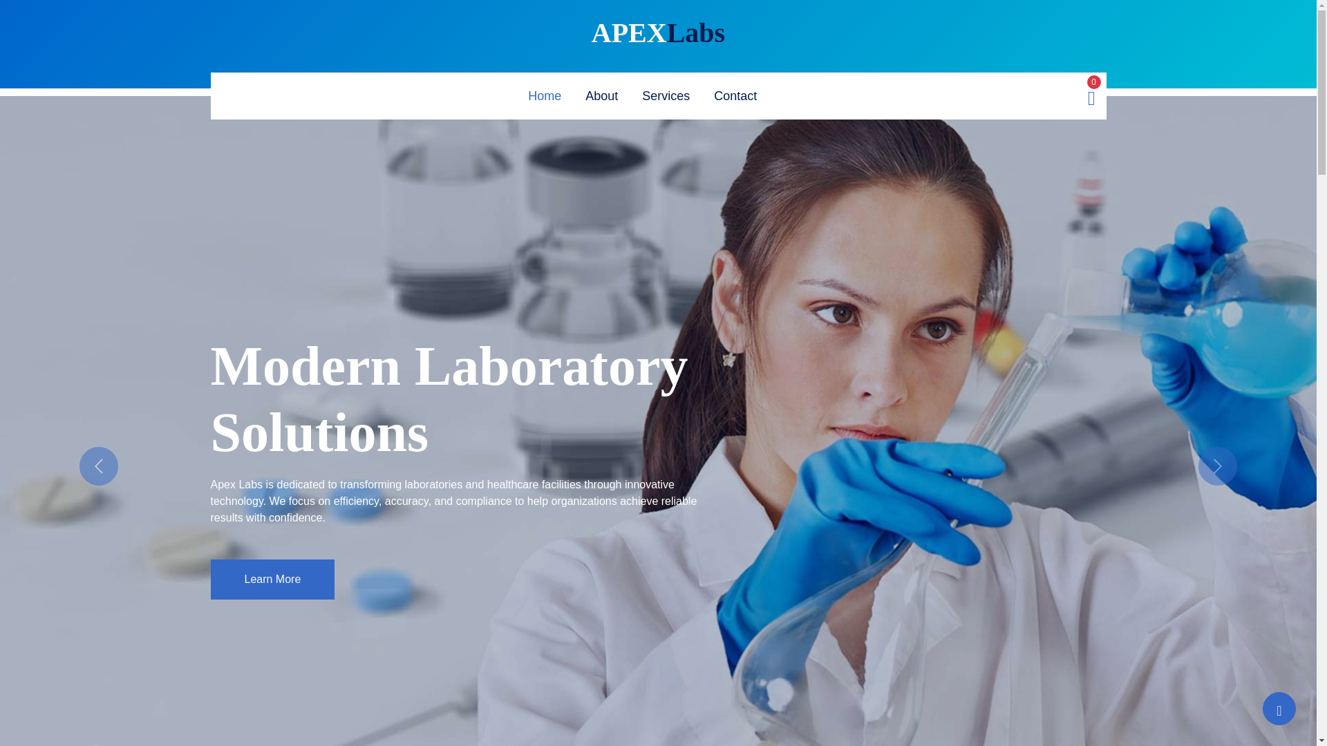website screenshot of https://labs-apex.com/