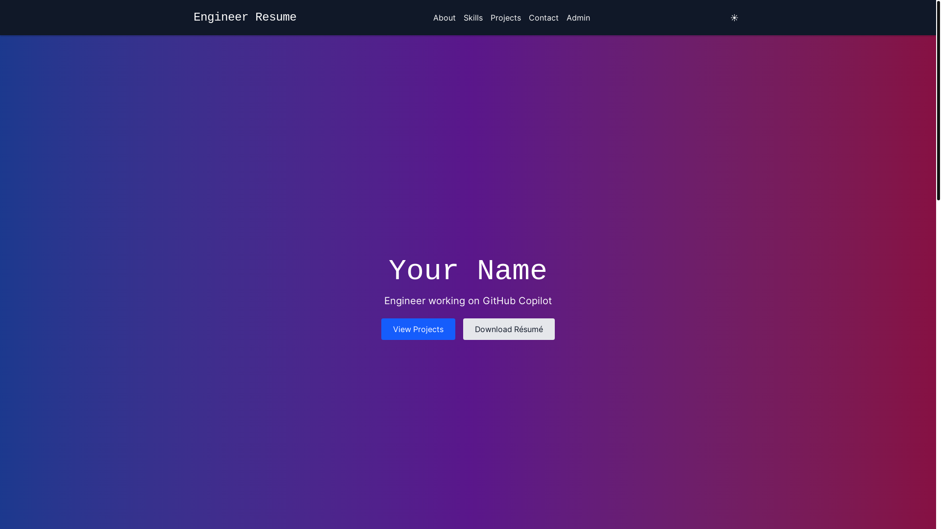 website screenshot of https://5c9df703-developer-portfolio-frontend.pages.dev/