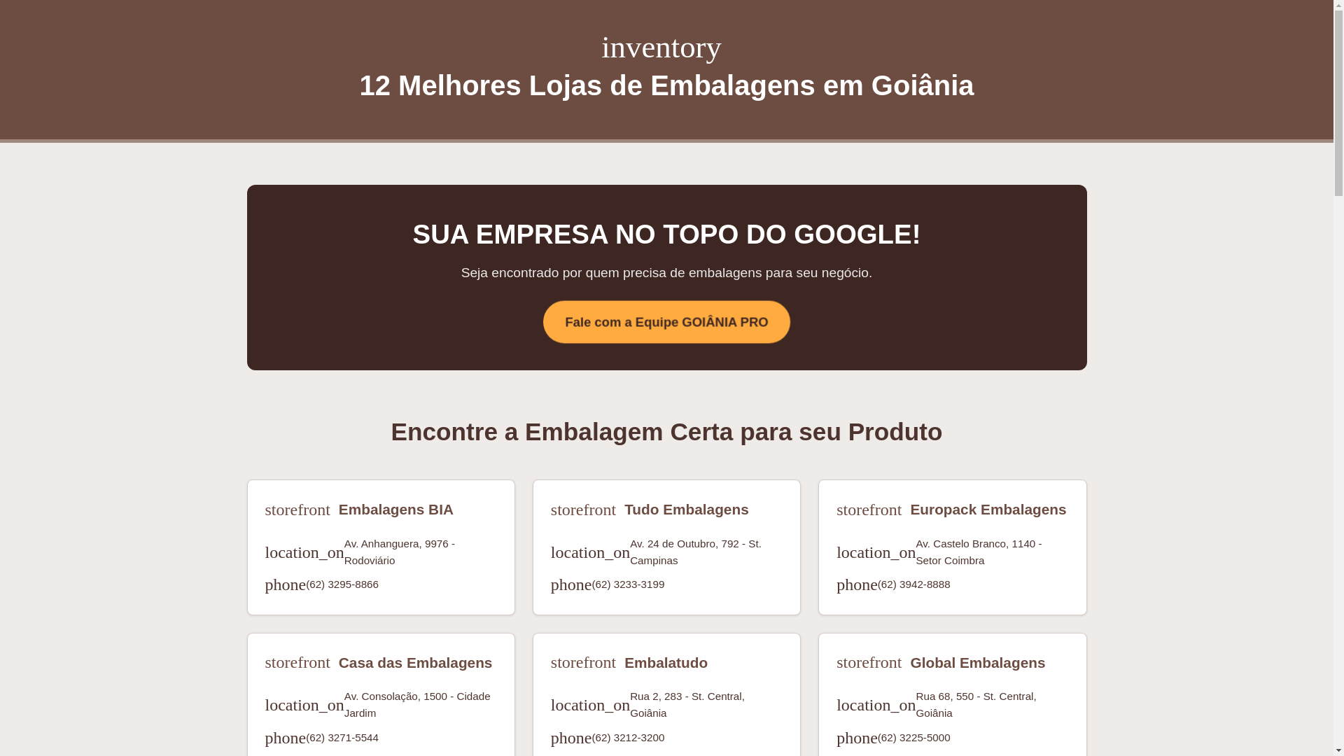 website screenshot of https://embalagens-goiania.pages.dev/