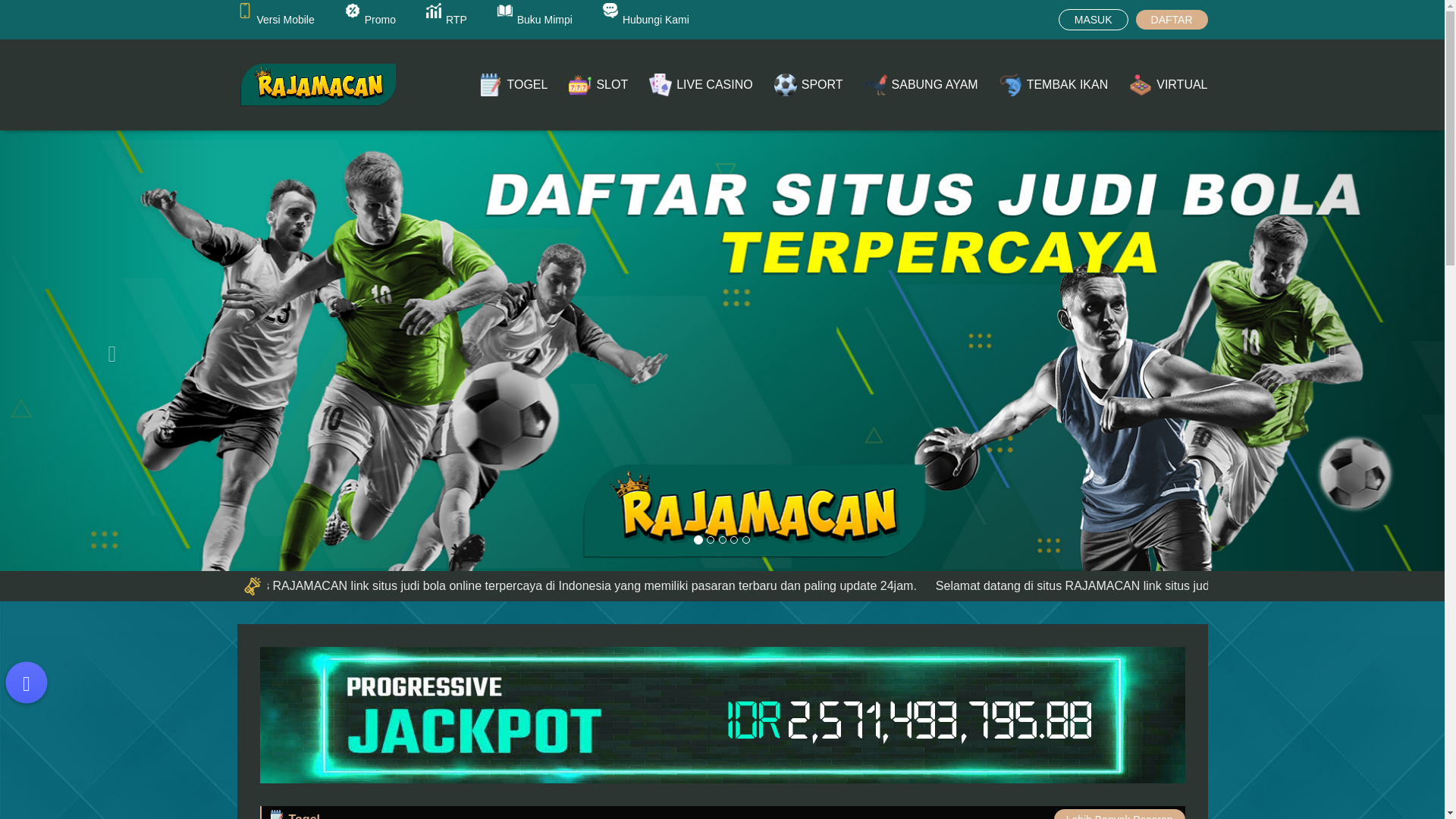 website screenshot of https://rajamacangglah.com/
