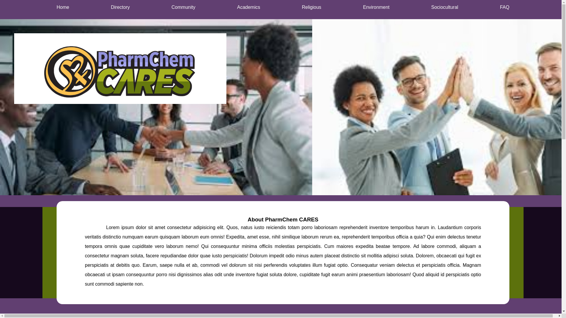 website screenshot of https://pharmchemcares.pages.dev/