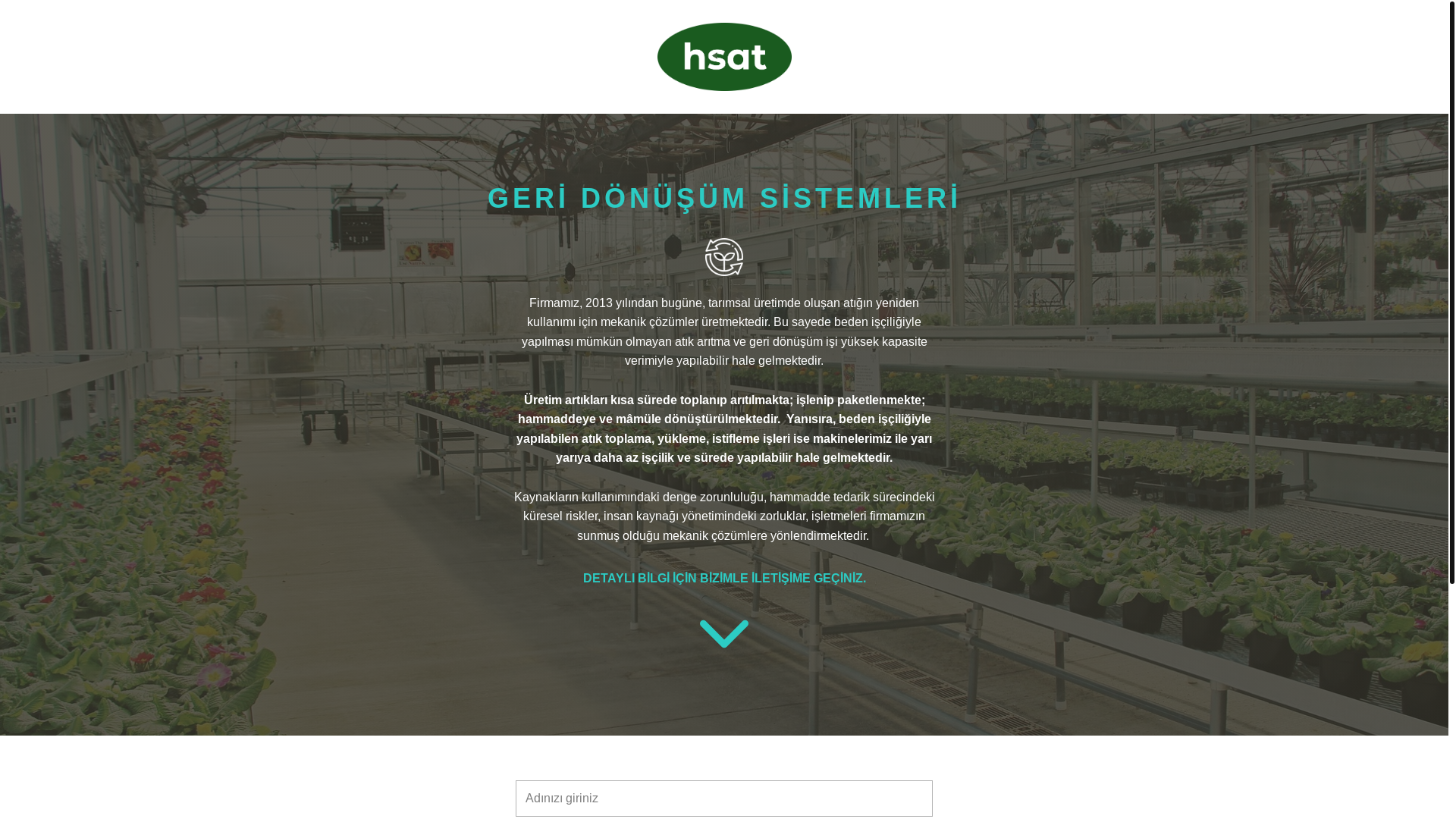 website screenshot of https://hsat.com.tr/
